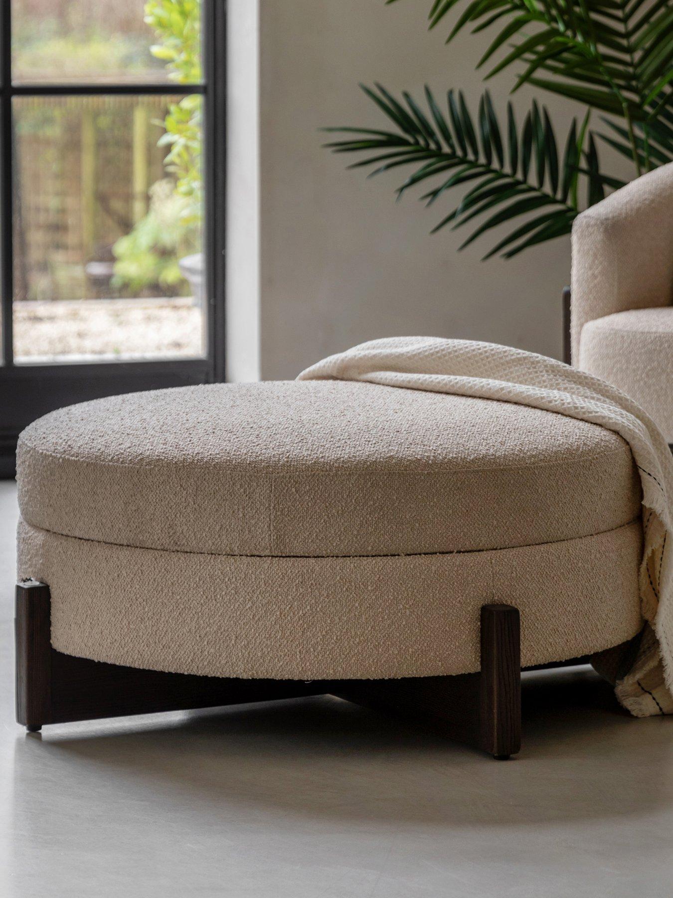 Image 1 of 7 of Gallery Direct Safira Storage Footstool