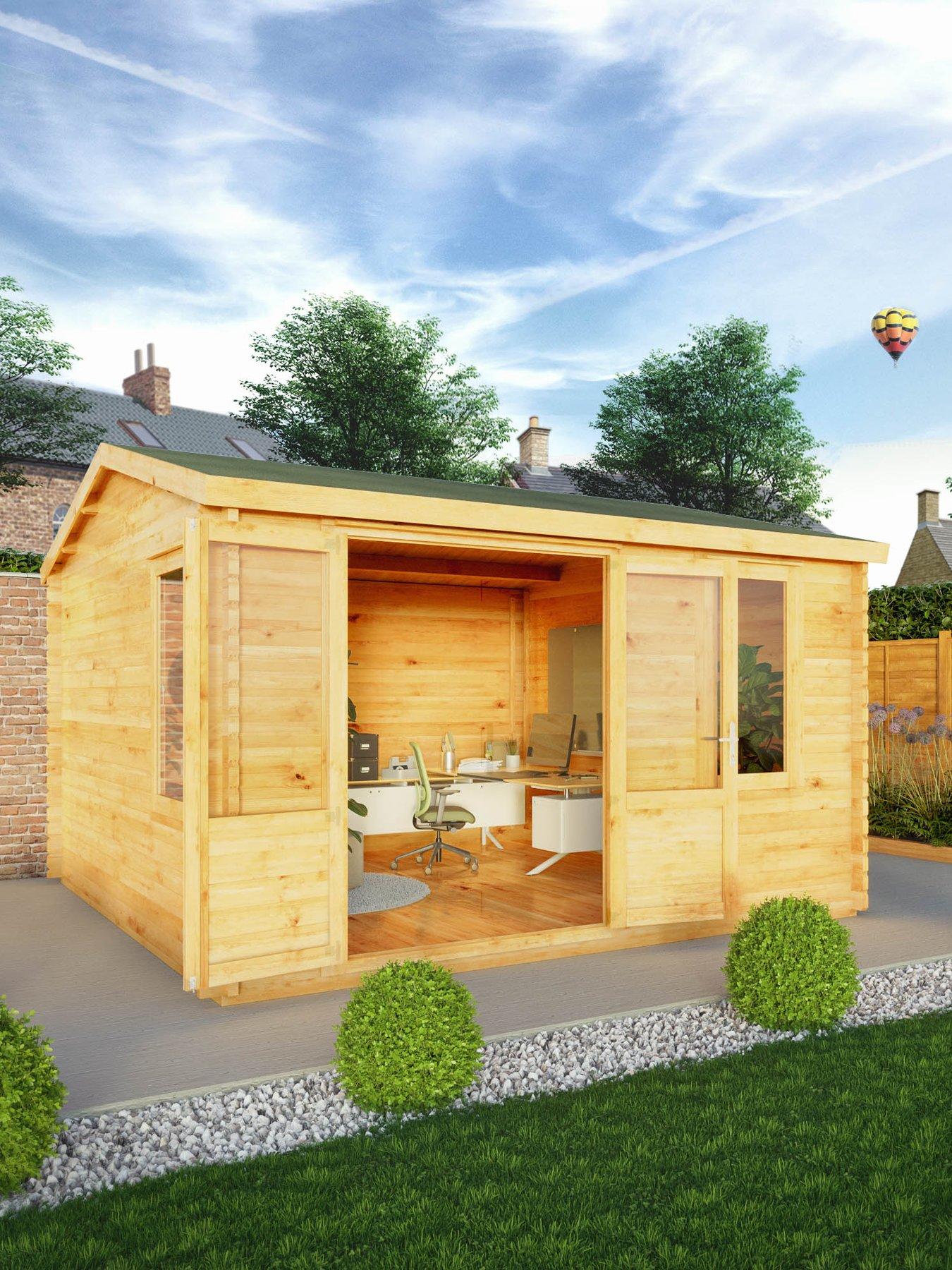  image of mercia-4m-x-4m-home-office-elite-log-cabin-28mm