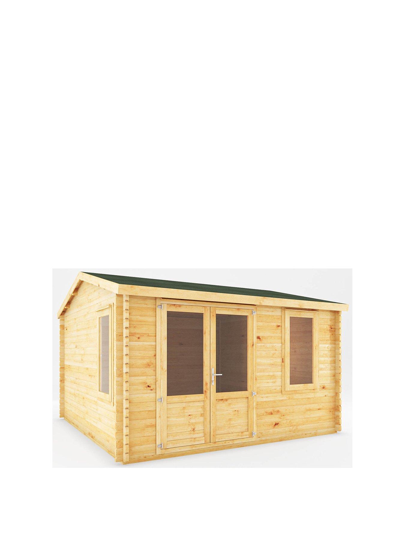  image of mercia-4m-x-4m-home-office-elite-log-cabin-28mm