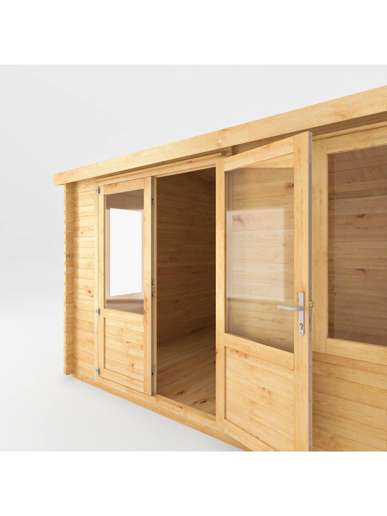  image of mercia-4m-x-4m-home-office-elite-log-cabin-28mm