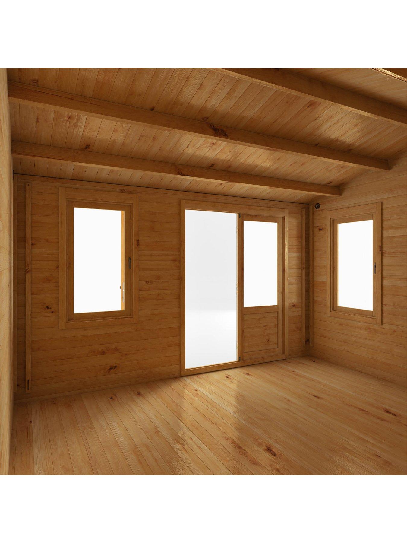  image of mercia-4m-x-4m-home-office-elite-log-cabin-28mm