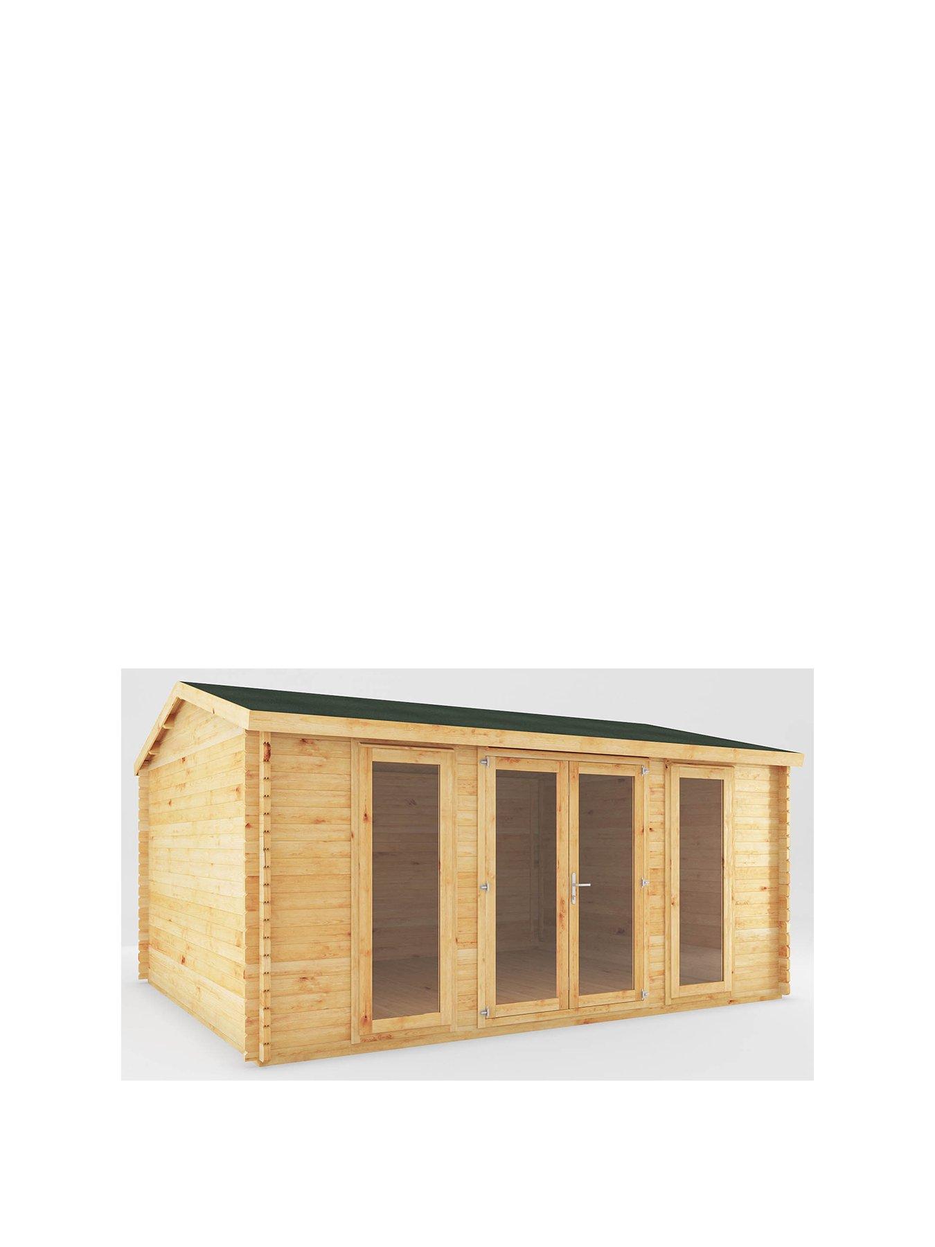  image of mercia-5m-x-4m-home-office-studio-log-cabin-28mm