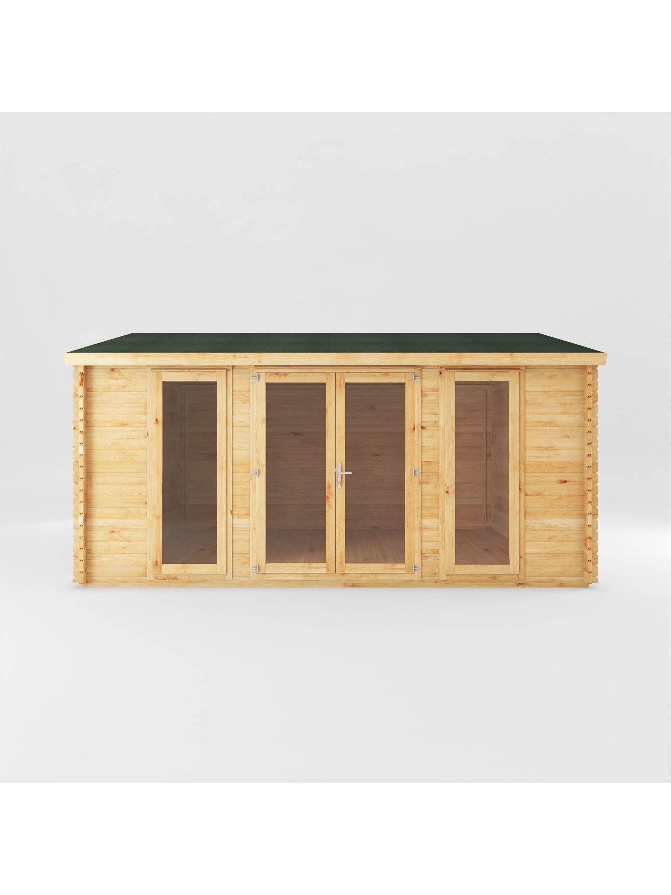  image of mercia-5m-x-4m-home-office-studio-log-cabin-28mm