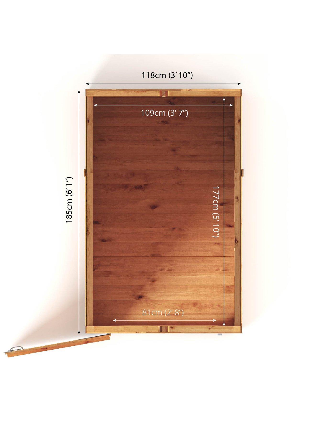 image of mercia-6-x-4-woodsman-shiplap-apex-shed