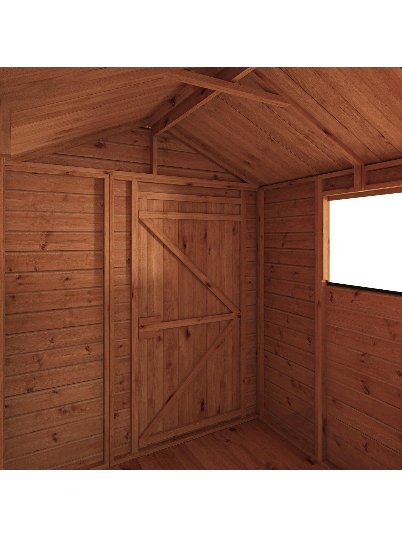  image of mercia-6-x-6-woodsman-shiplap-apex-shed