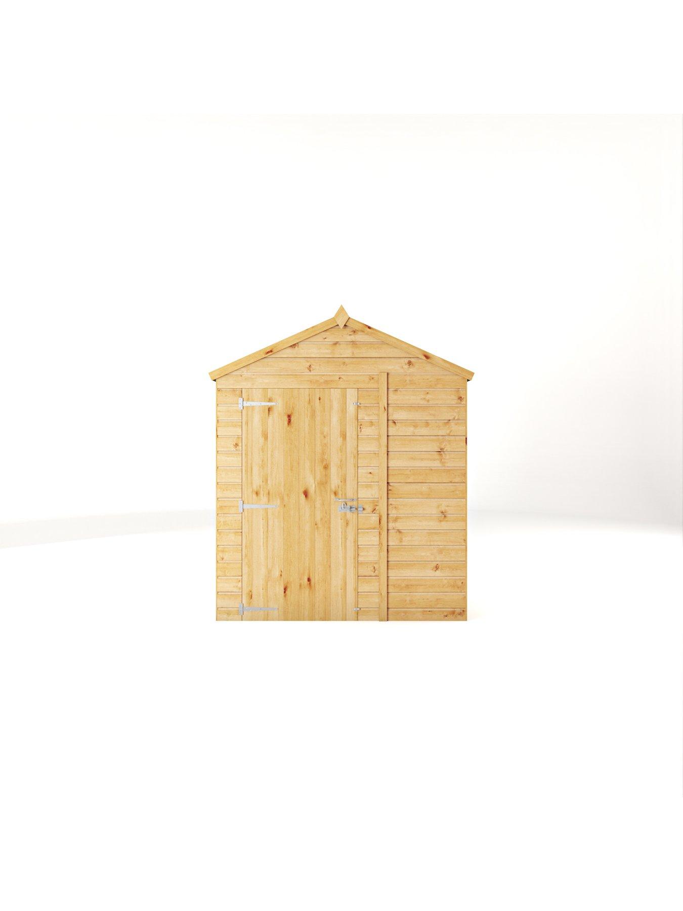  image of mercia-6-x-6-woodsman-shiplap-apex-shed