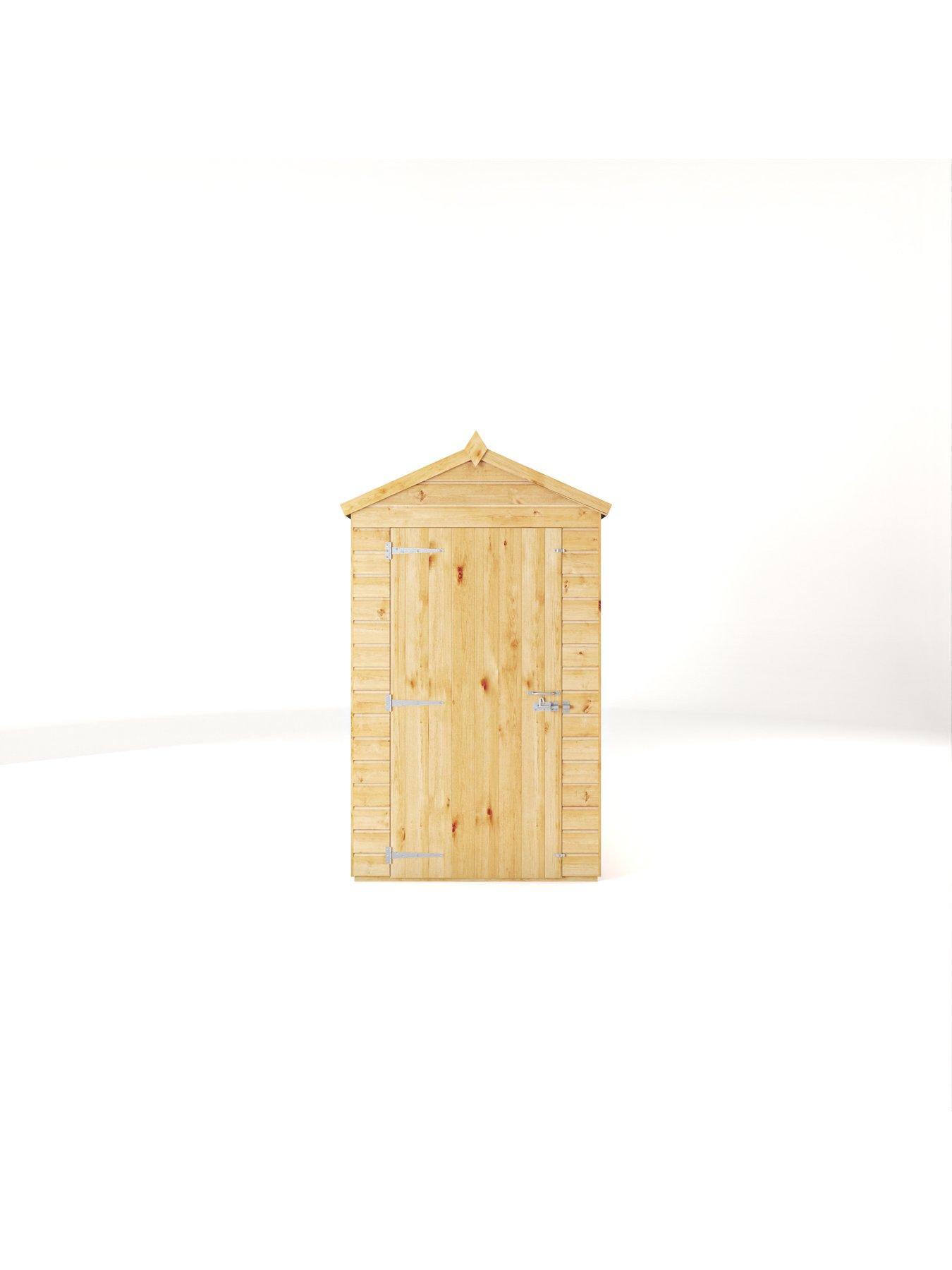  image of mercia-8-x-4-woodsman-shiplap-apex-shed
