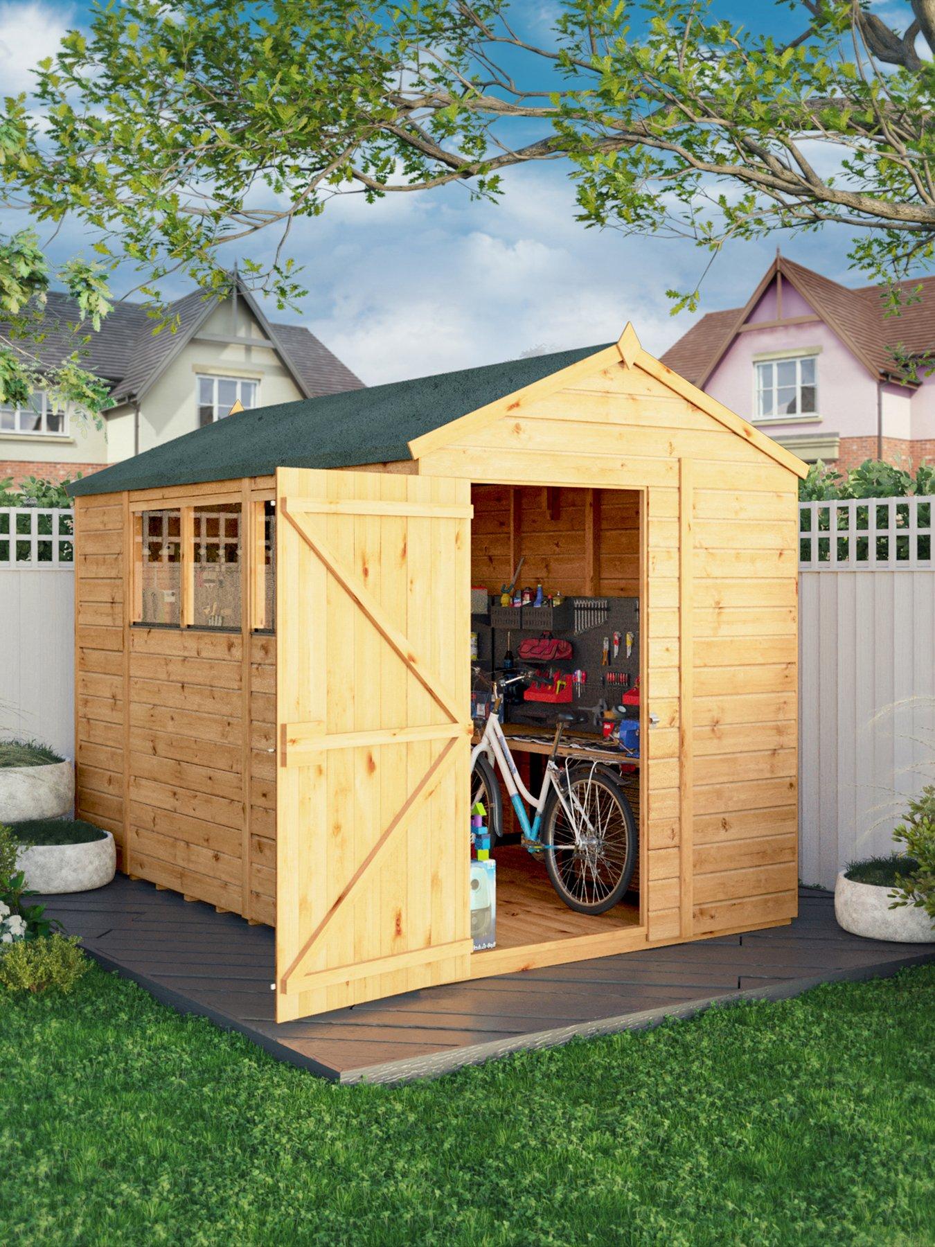  image of mercia-10-x-6-woodsman-shiplap-apex-shed
