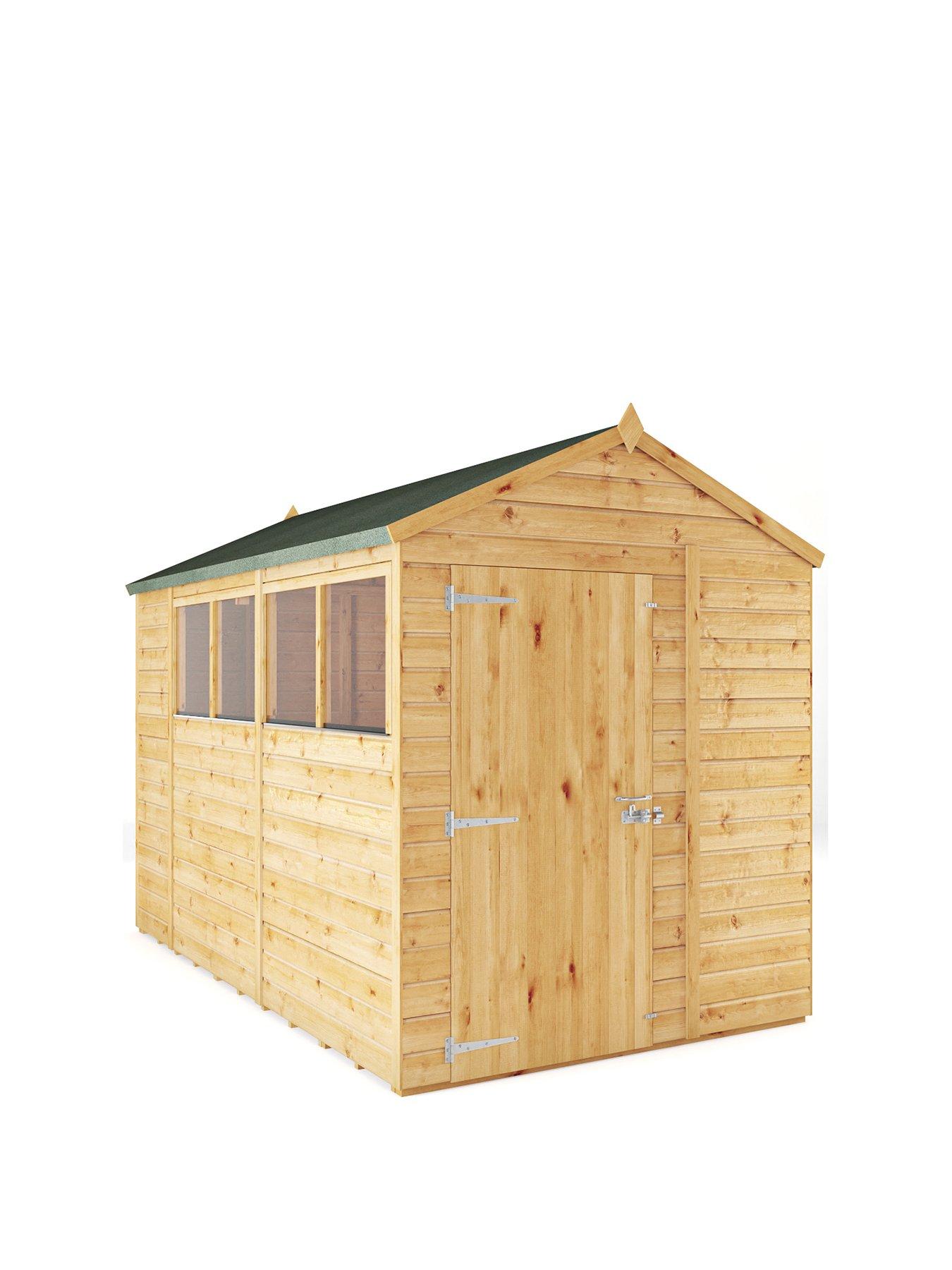  image of mercia-10-x-6-woodsman-shiplap-apex-shed