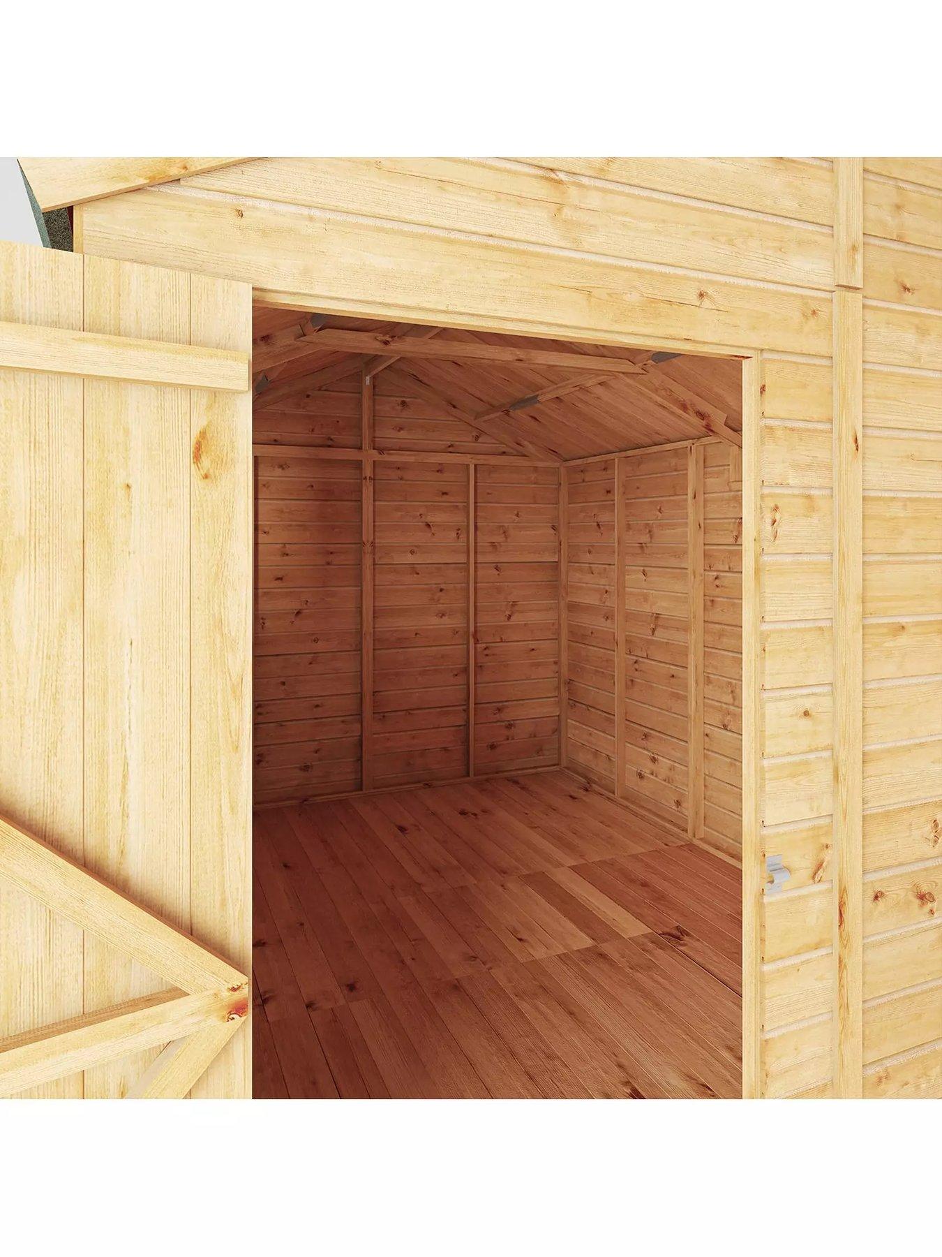  image of mercia-10-x-8-woodsman-shiplap-apex-shed
