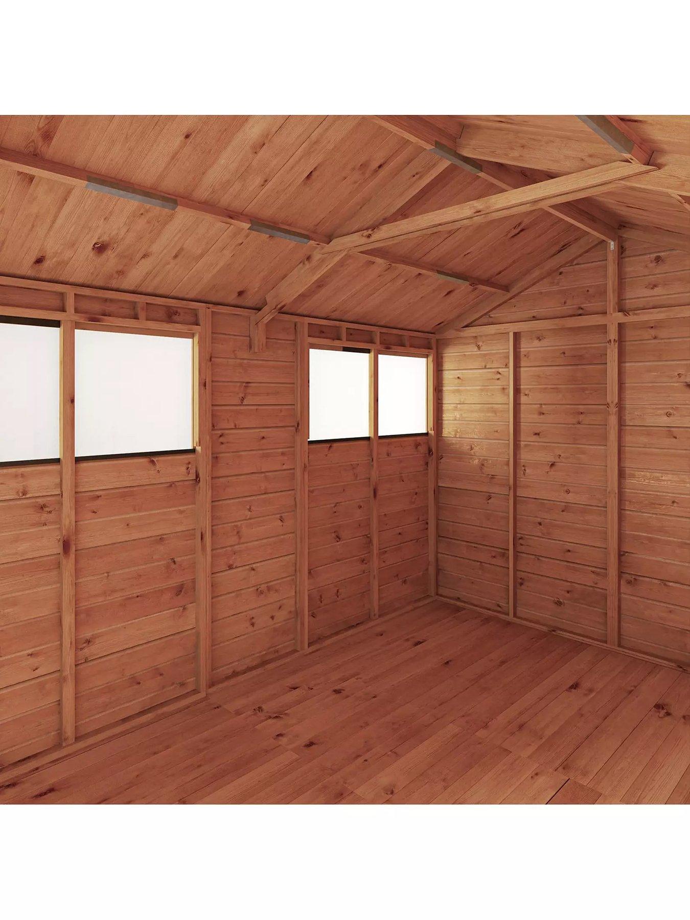  image of mercia-10-x-8-woodsman-shiplap-apex-shed