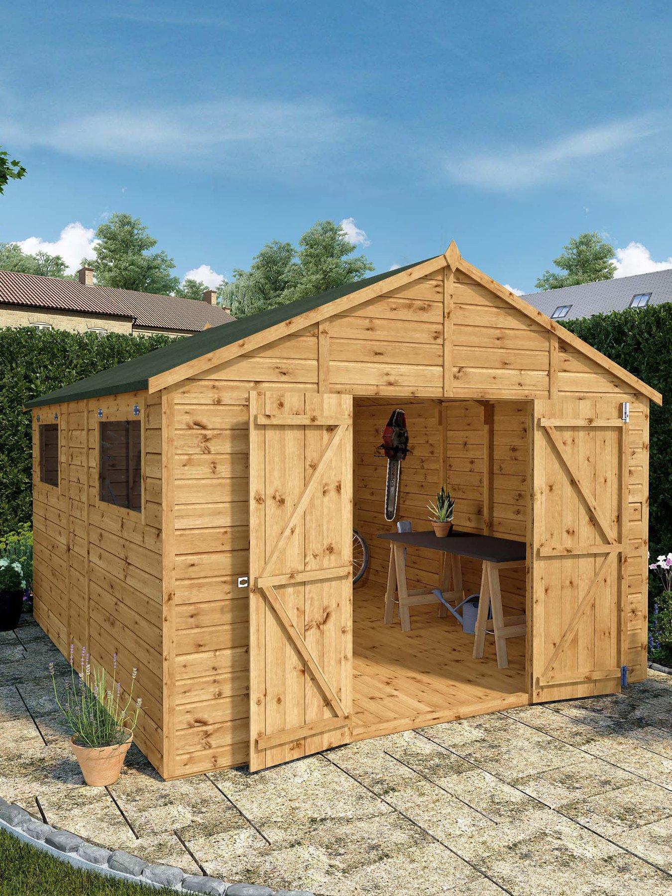 undefined 12 x 10ft Premium Shiplap Apex Workshop