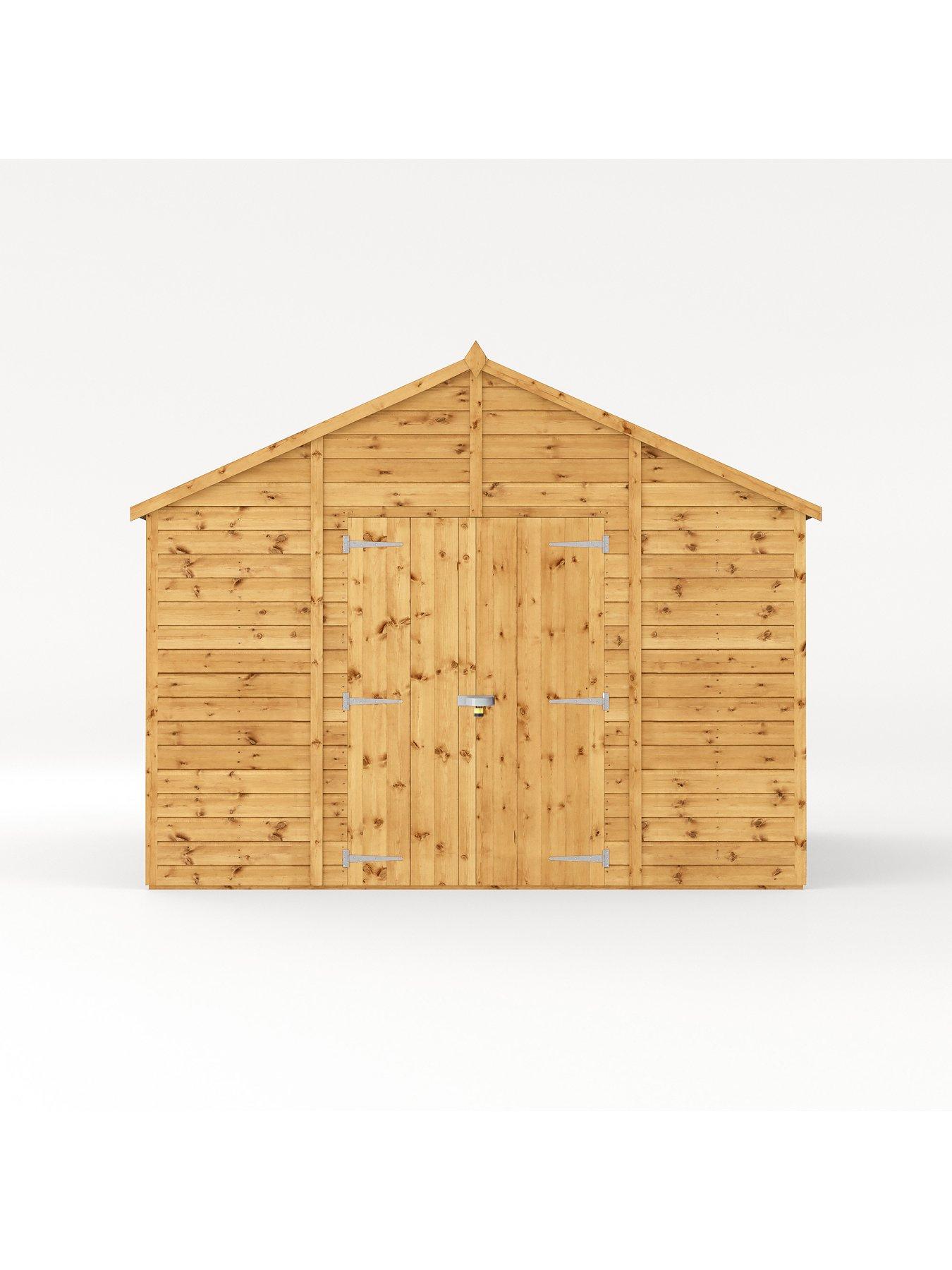 MERCIA 12 x 10ft Premium Shiplap Apex Workshop - PEFC Certified ...