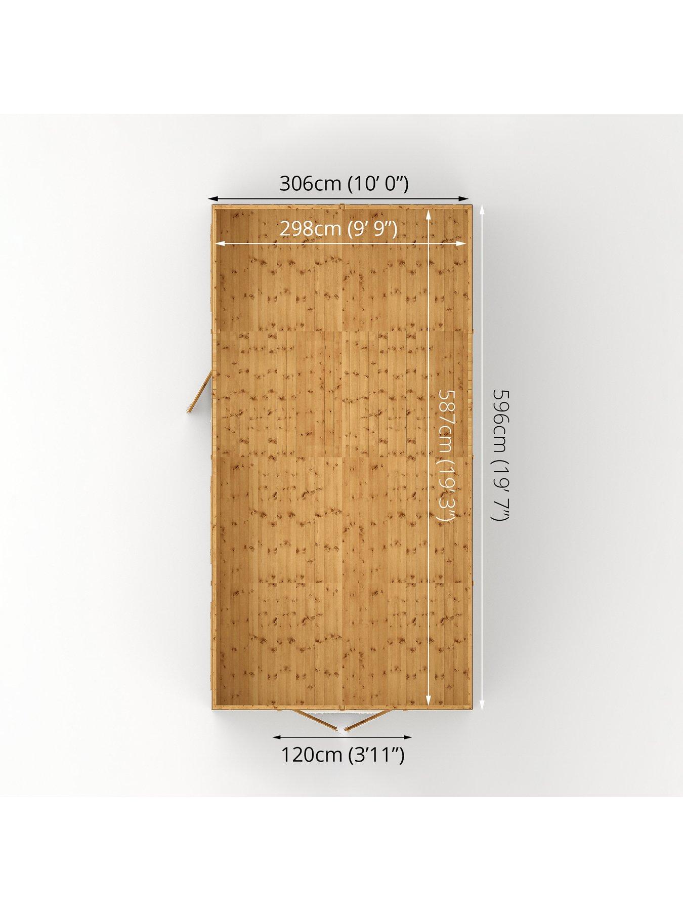 Image 5 of 7 of MERCIA 20 x 10ft Premium Shiplap Apex Workshop - PEFC&reg; Certified