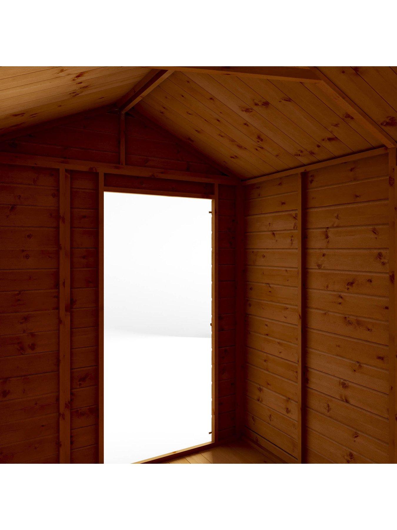  image of mercia-8-x-6ft-shiplap-apex-windowless-shed
