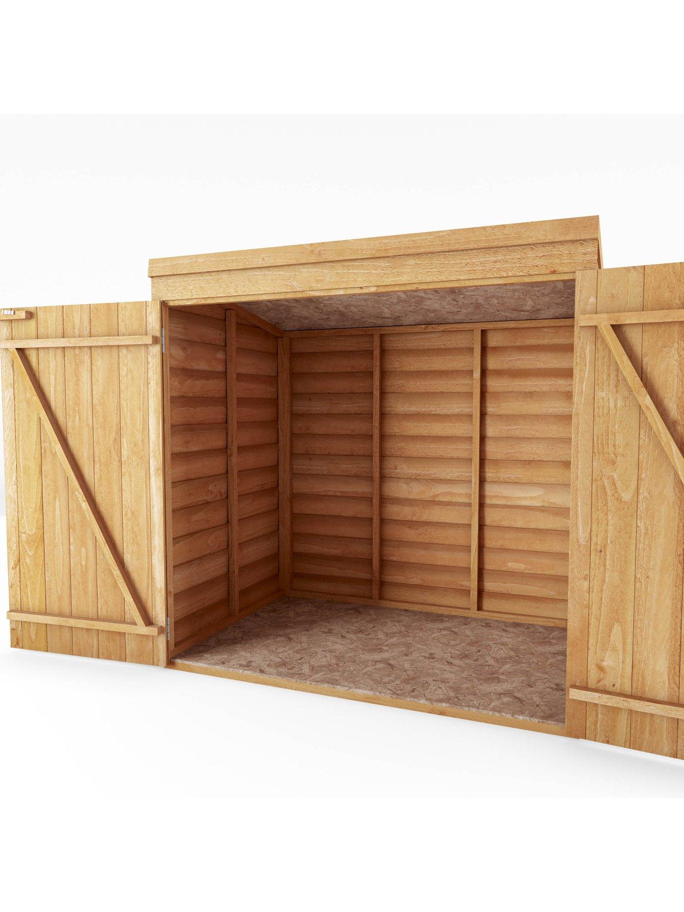 Image 3 of 7 of MERCIA Mercia 3 x 5ft Overlap Pent Mower Store - FSC&reg; Certified