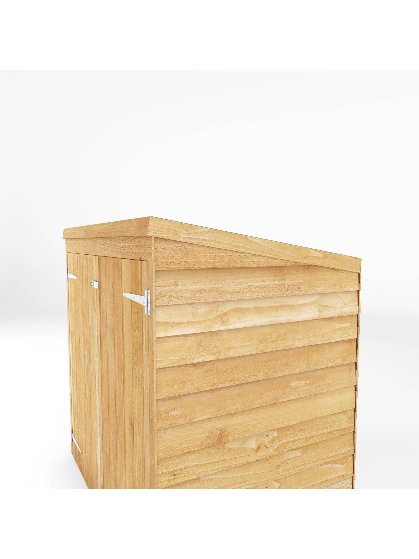 Image 5 of 7 of MERCIA Mercia 3 x 5ft Overlap Pent Mower Store - FSC&reg; Certified