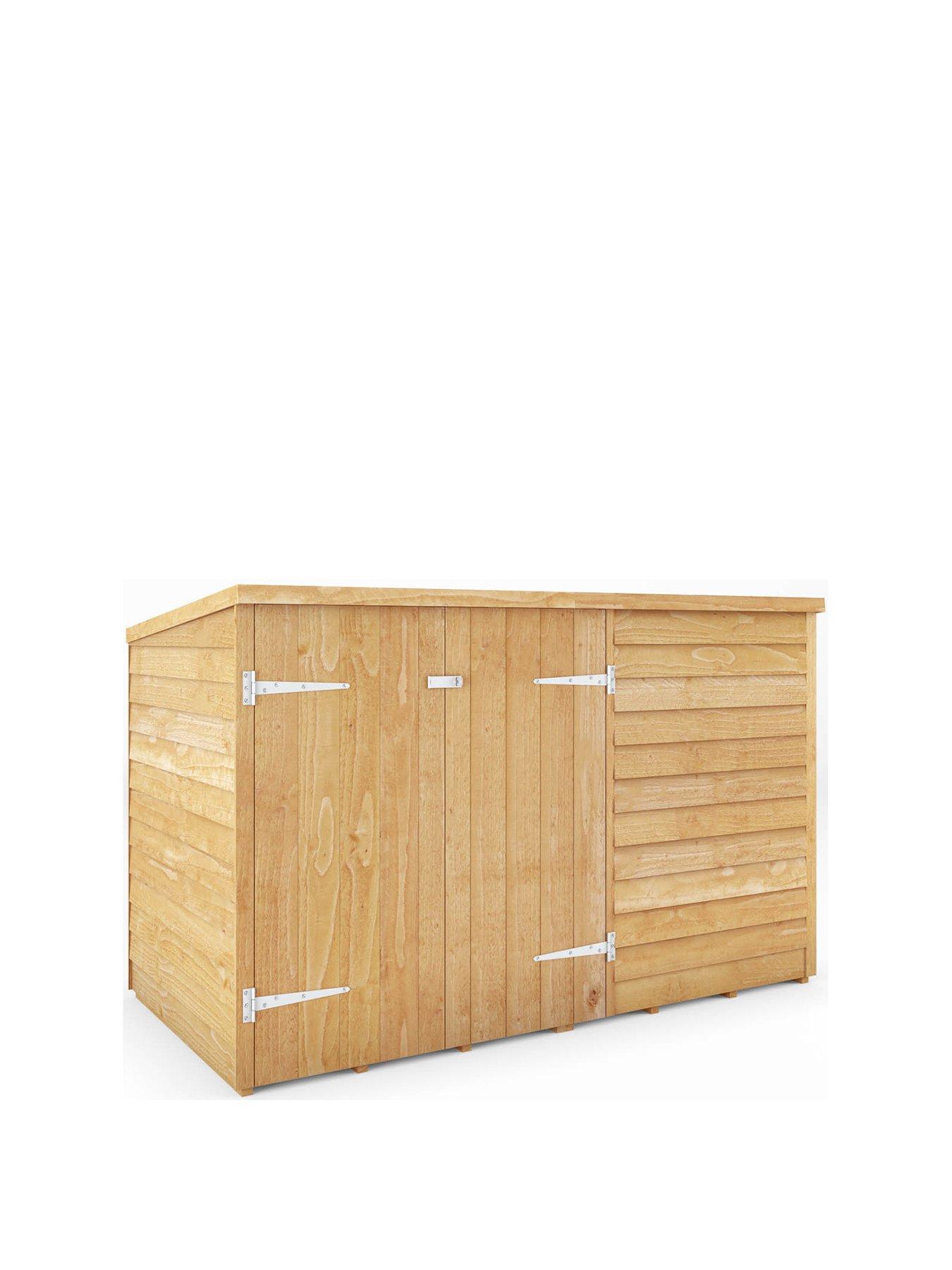  image of mercia-3-x-6ft-overlap-pent-bike-store-fscreg-certified