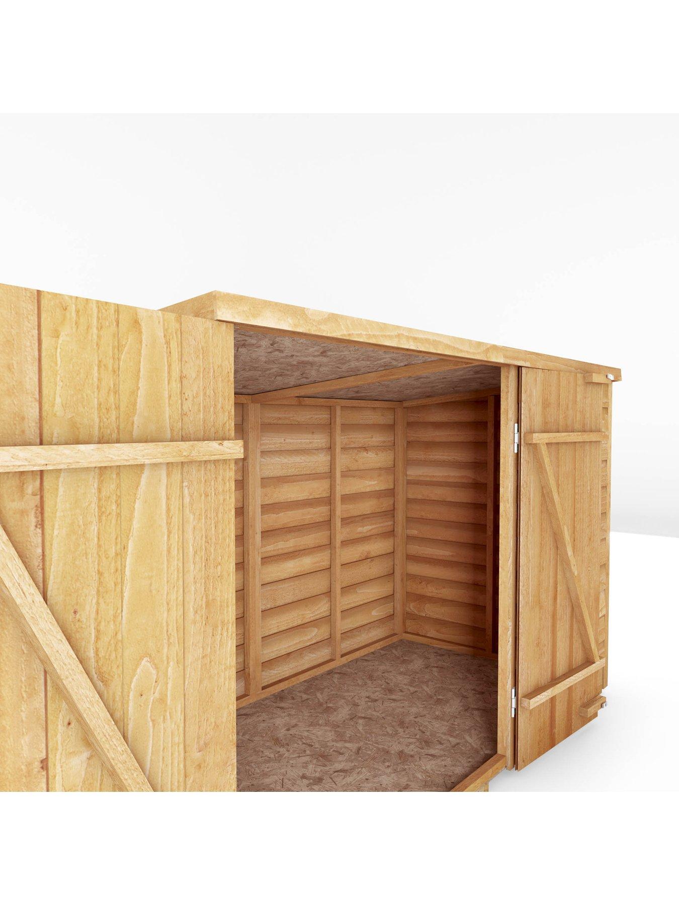  image of mercia-3-x-6ft-overlap-pent-bike-store-fscreg-certified