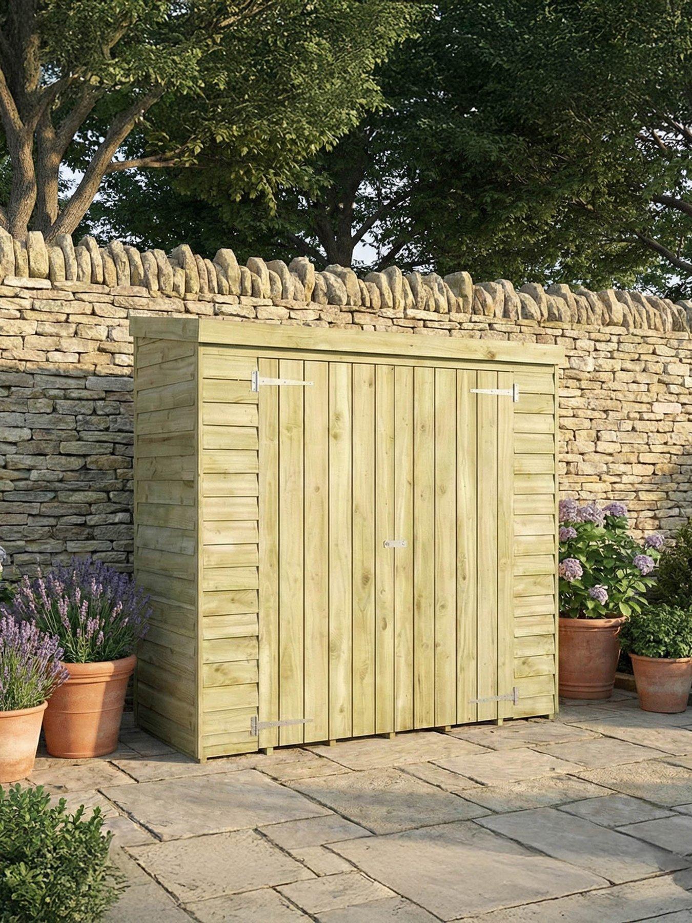 MERCIA 6 x 2'6ft Overlap Pent Storage Shed - FSC® Certified
