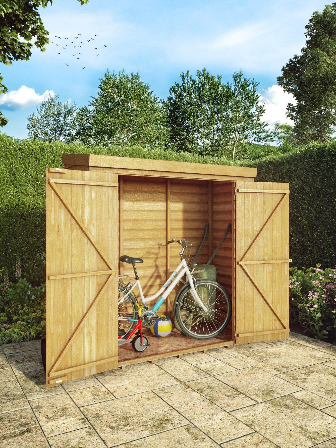 Image 1 of 7 of MERCIA 6 x 2'6ft Overlap Pent Storage Shed - FSC&reg; Certified