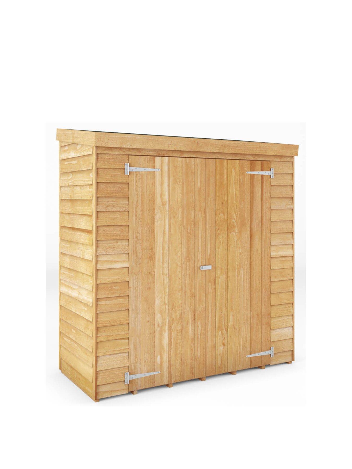 Image 2 of 7 of MERCIA 6 x 2'6ft Overlap Pent Storage Shed - FSC&reg; Certified