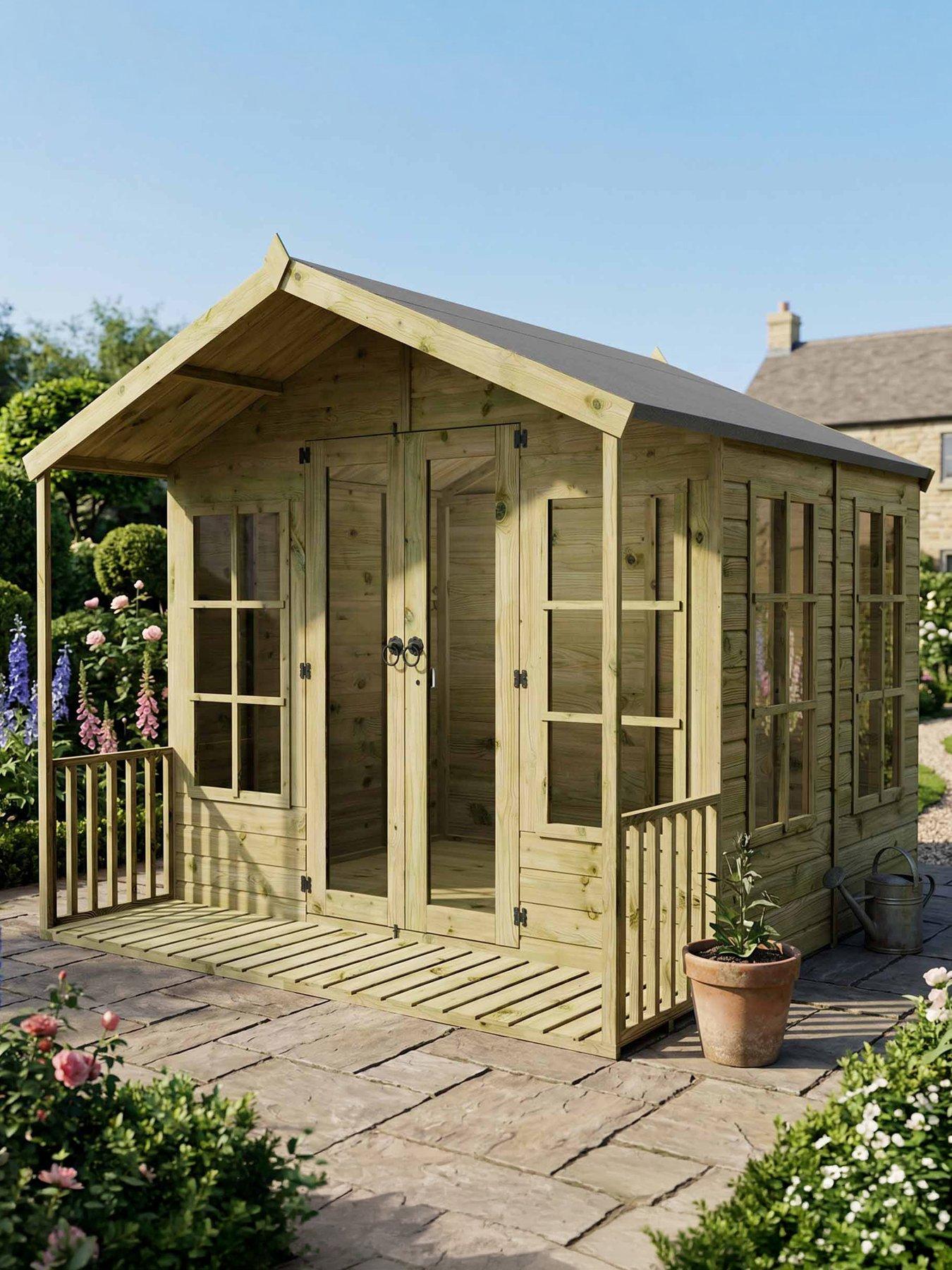 MERCIA 8 x 8ft Premium Wessex Summerhouse