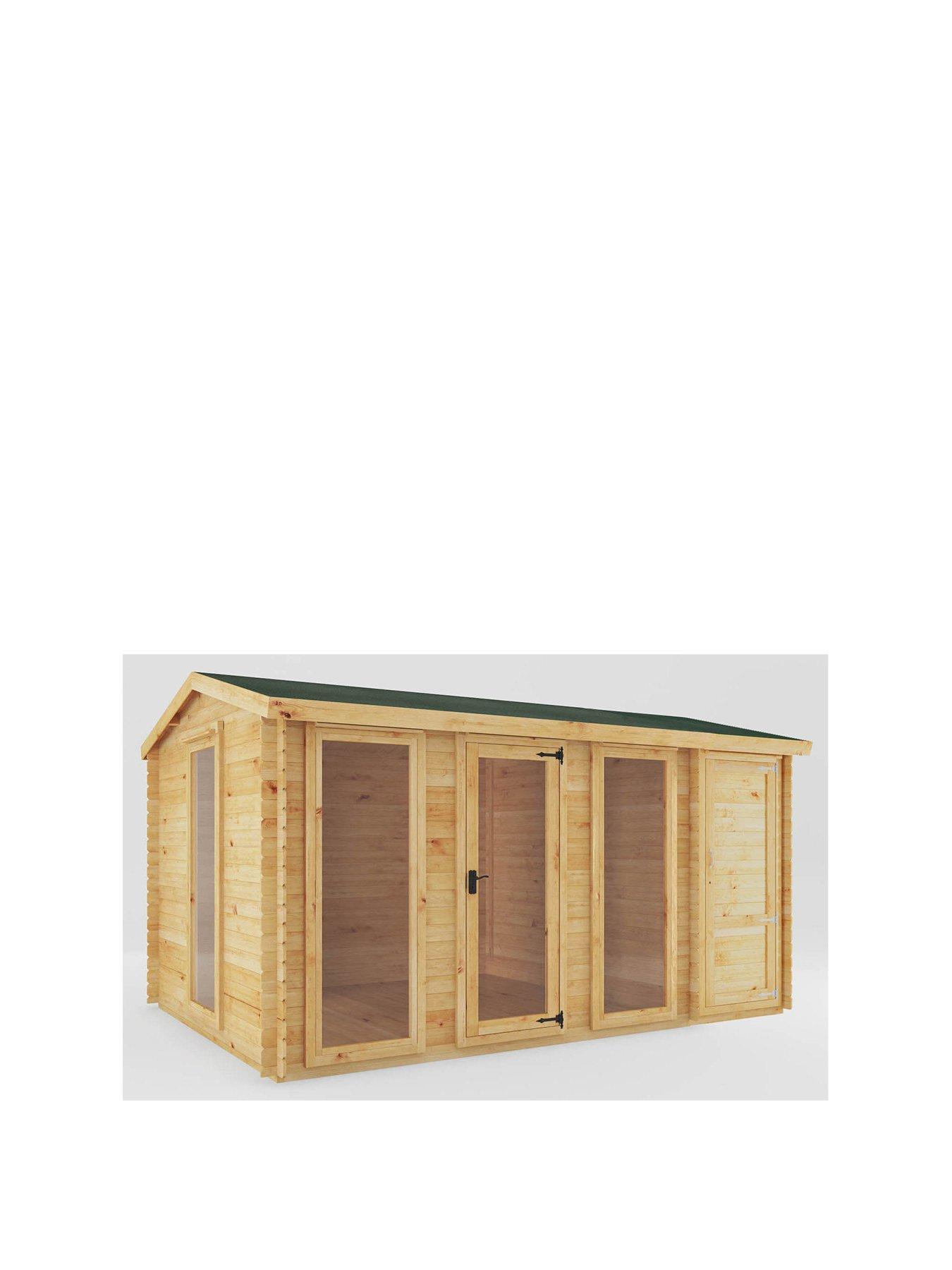  image of mercia-46m-x-3m-reverse-apex-log-cabin-with-side-shed-19mm