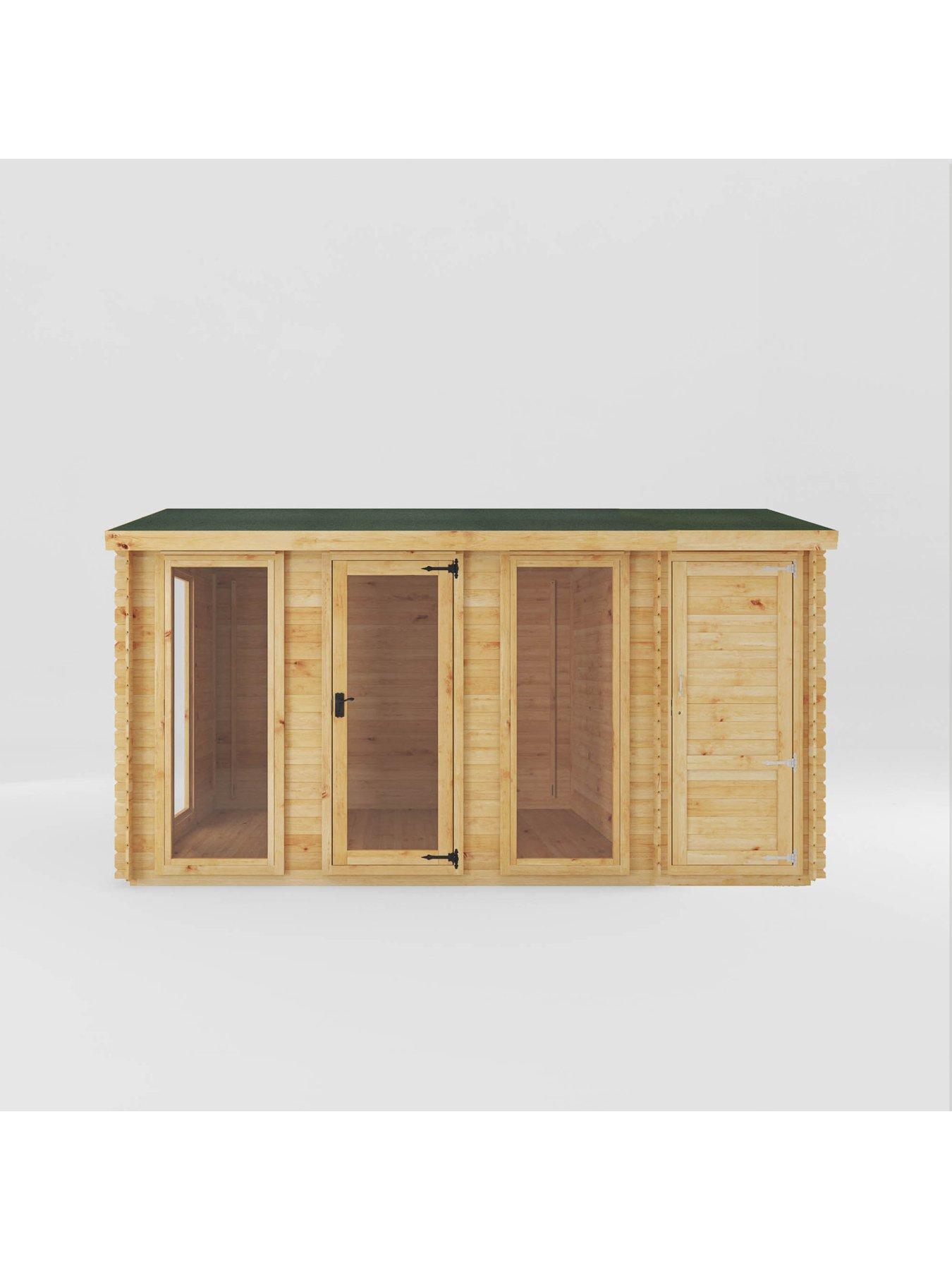  image of mercia-46m-x-3m-reverse-apex-log-cabin-with-side-shed-19mm