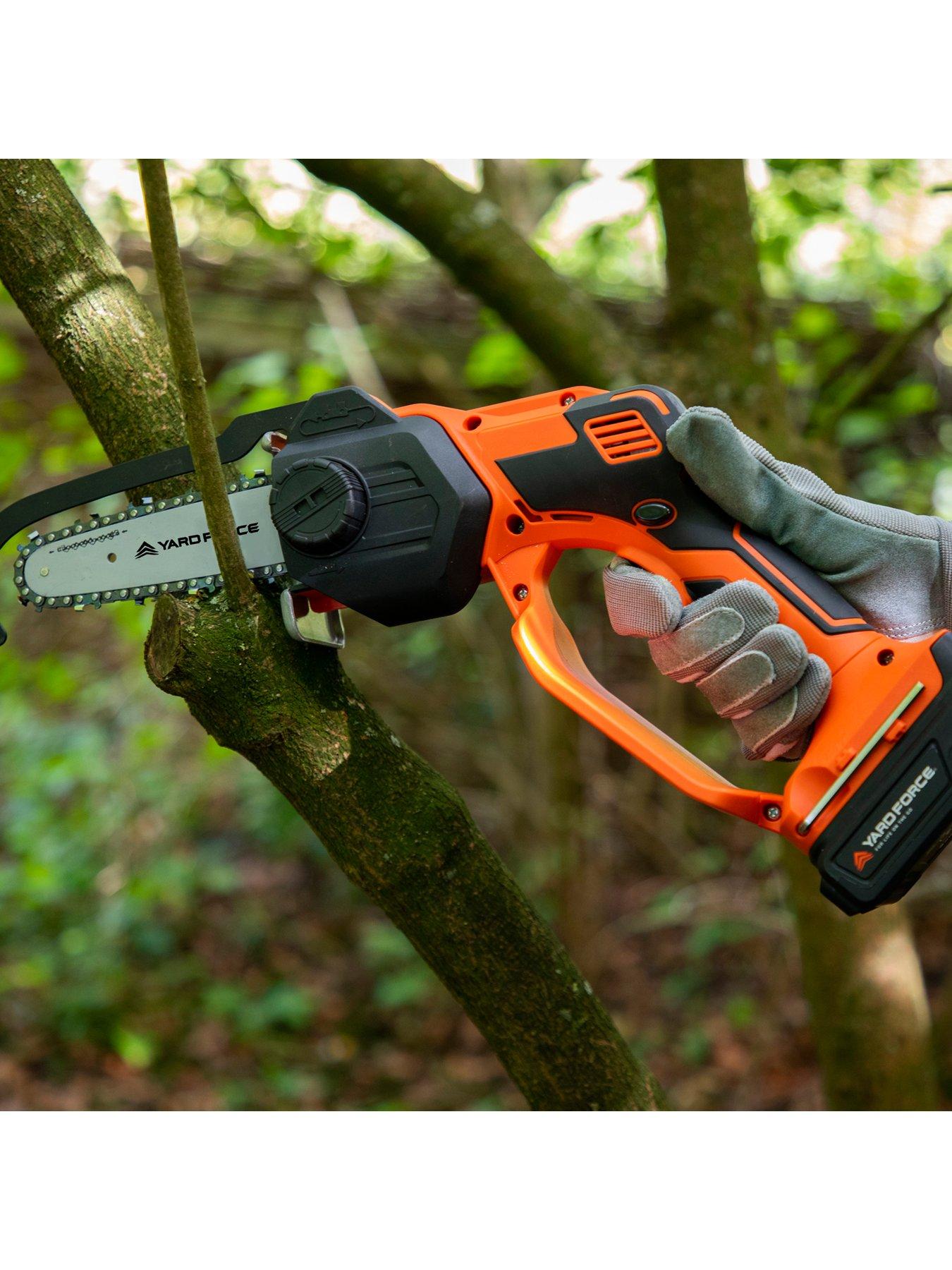  image of yard-force-20v-cordless-125cm-mini-pruning-saw-with-li-ion-battery-and-charger-ls-c13-cr20-range