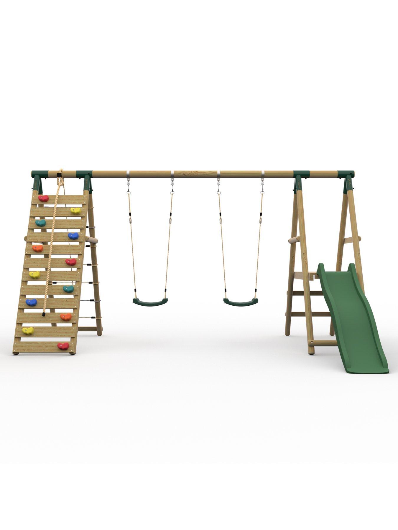 Image 2 of 7 of Plum Plum&reg; Woolly Monkey II&reg; Swing Set
