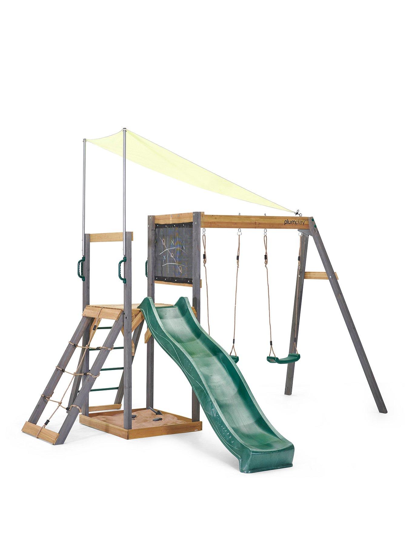 Image 1 of 8 of Plum Siamang Wooden Playcentre with Swing &amp; Slide