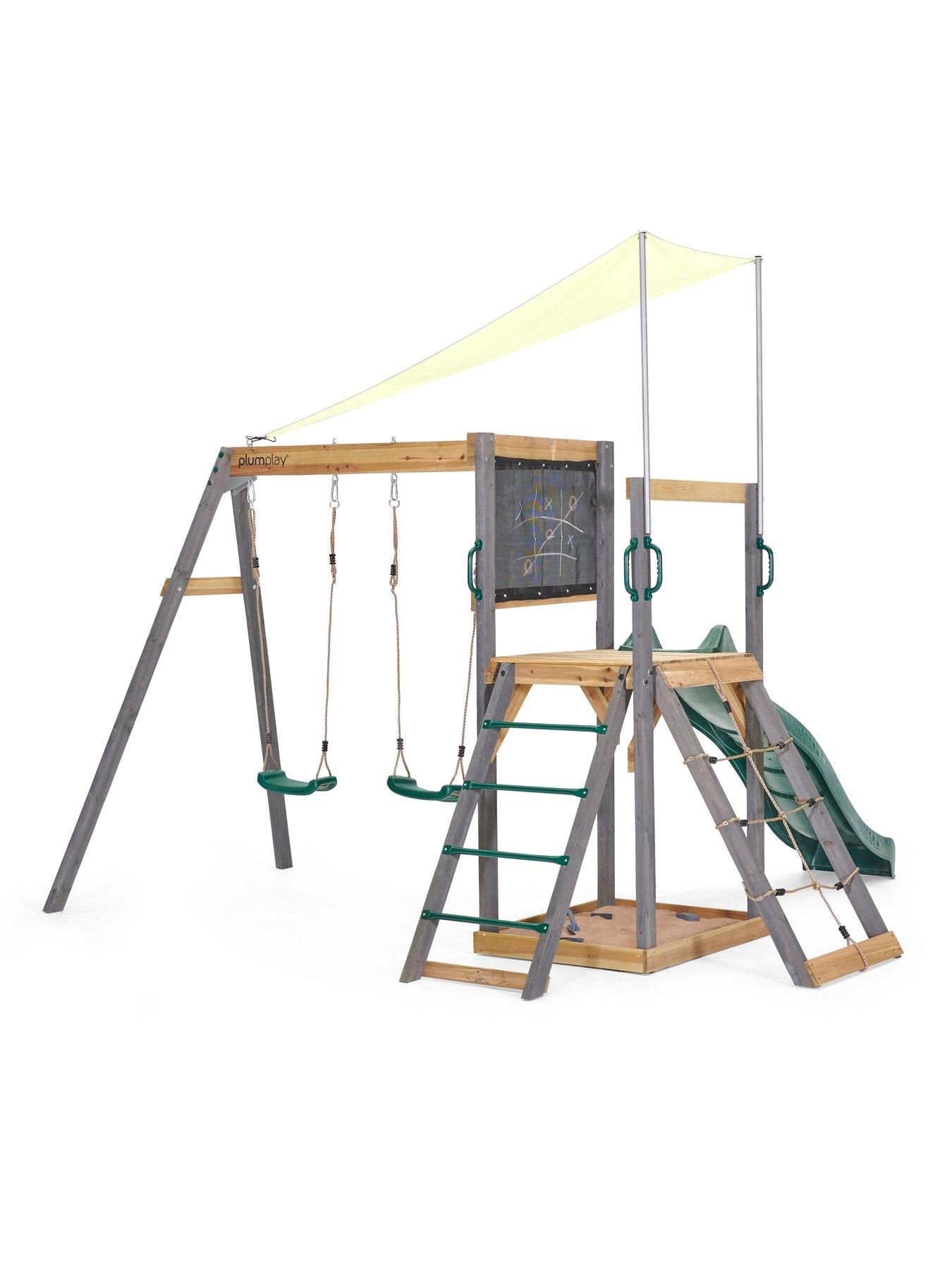 Image 2 of 8 of Plum Siamang Wooden Playcentre with Swing &amp; Slide