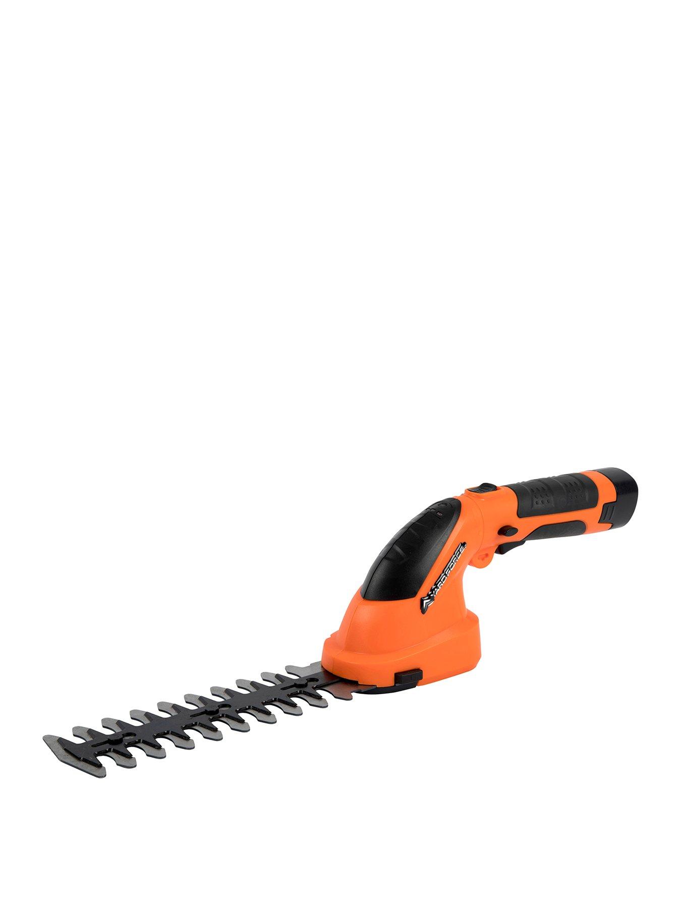 Yard Force 7.2V Cordless Edging Grass  &  Hedge Shear Set with Li-Ion battery and Charger - LH A17