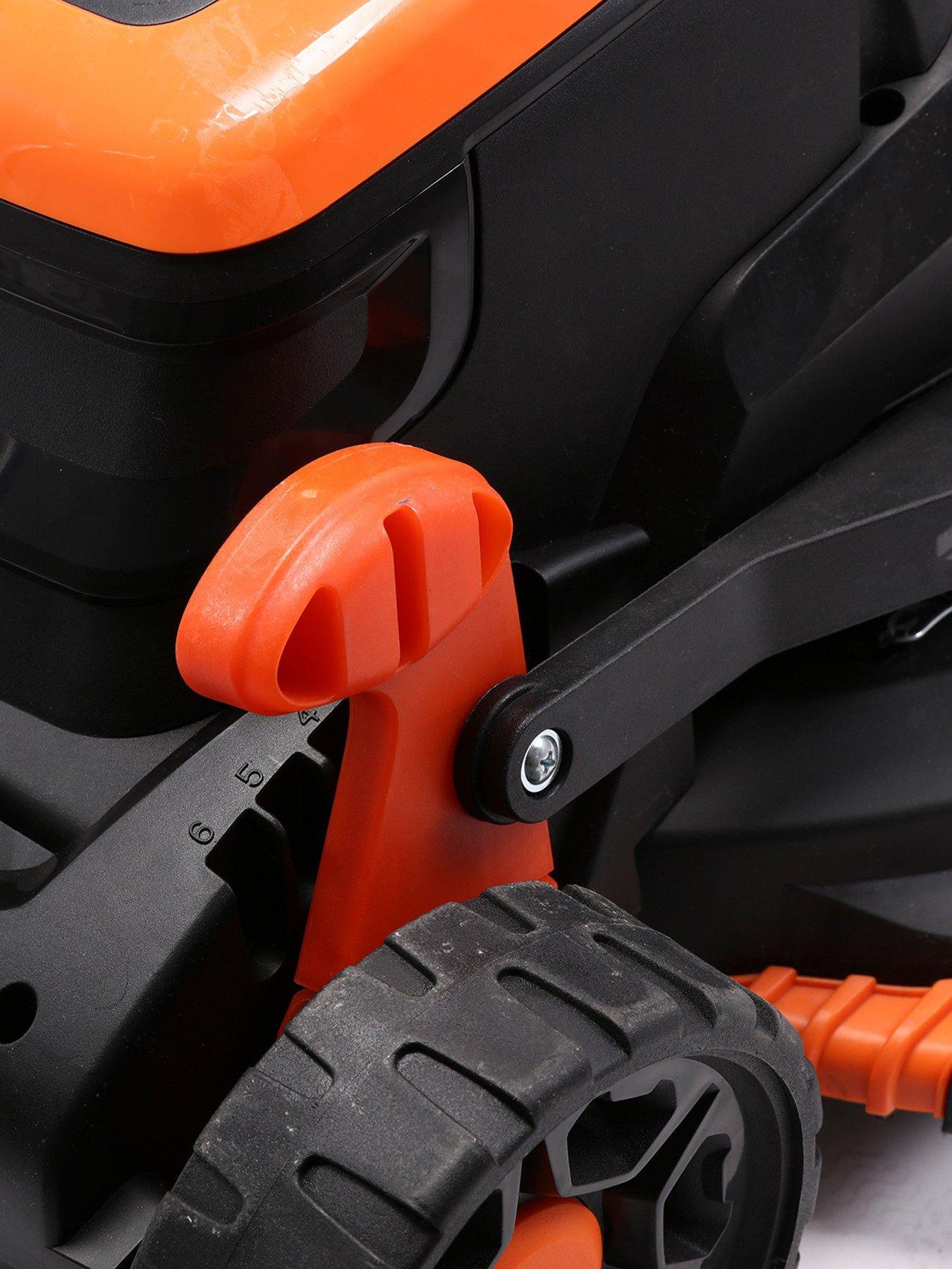  image of yard-force-40v-25ah-2x20v-cordless-lawnmower-with-34cm-cutting-width-35l-grass-bag-and-rear-roller-lm-c34b