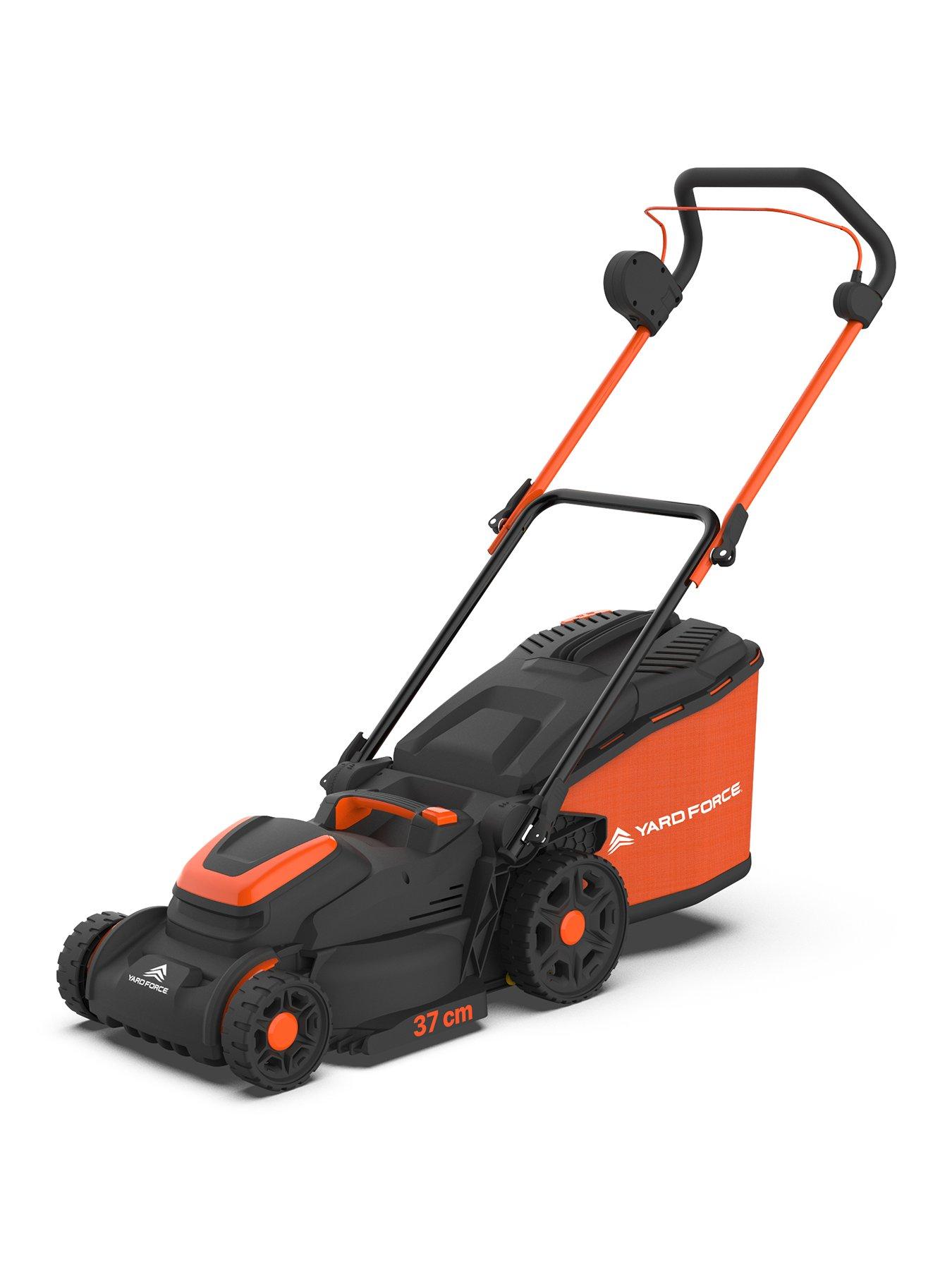yard-force-40v-40ah-2x20v-cordless-lawnmower-with-37cm-cutting-width-40l-grass-bag-mulching-plug-and-rear-roller-lm-c37b