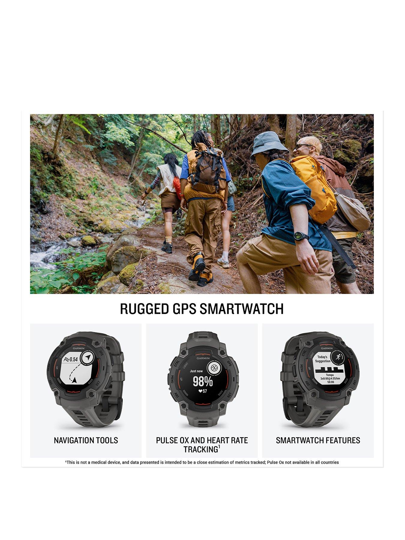 Image 2 of 8 of Garmin Instinct E&nbsp;45mm Smartwatch -&nbsp;Black