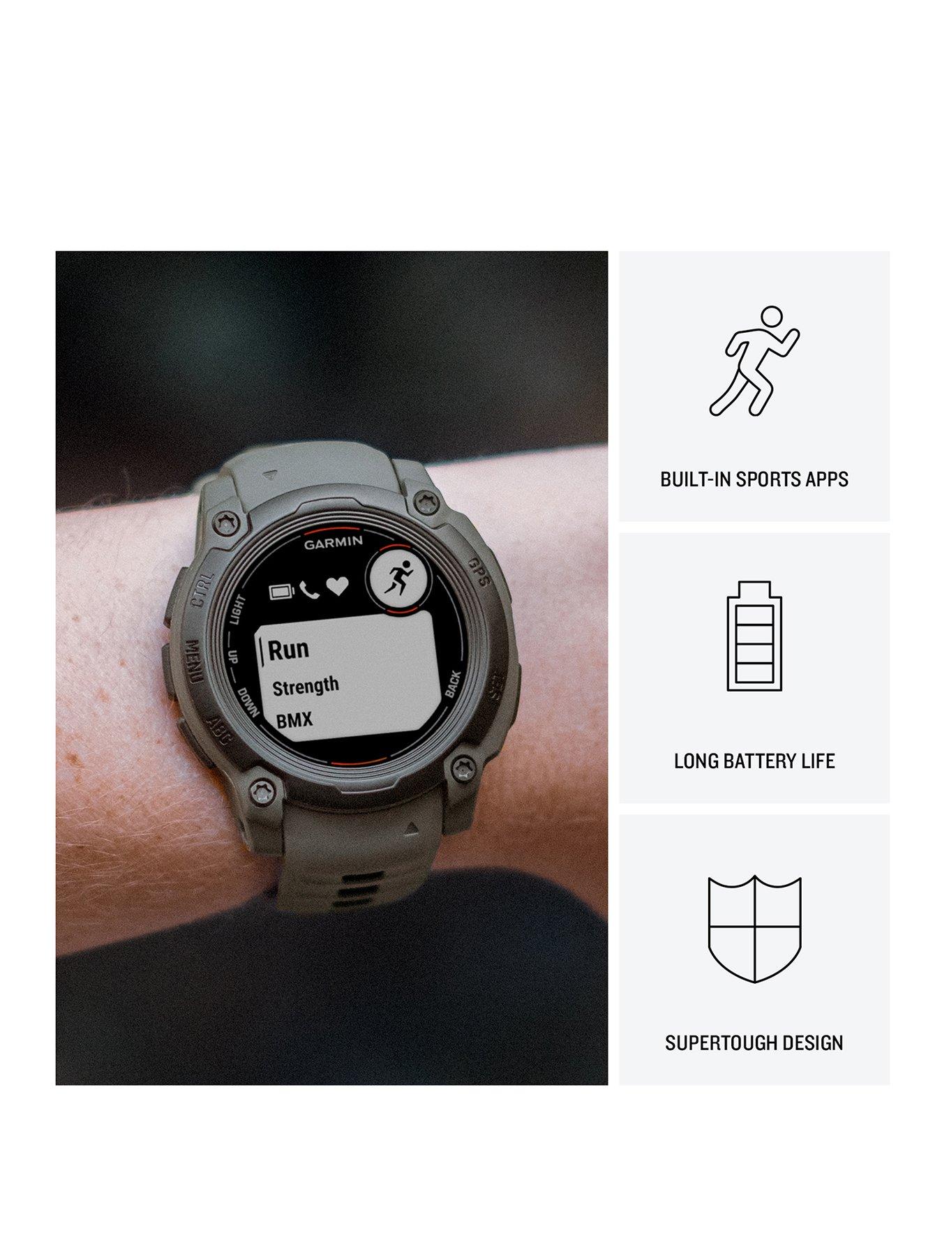 Image 3 of 8 of Garmin Instinct E&nbsp;45mm Smartwatch -&nbsp;Black