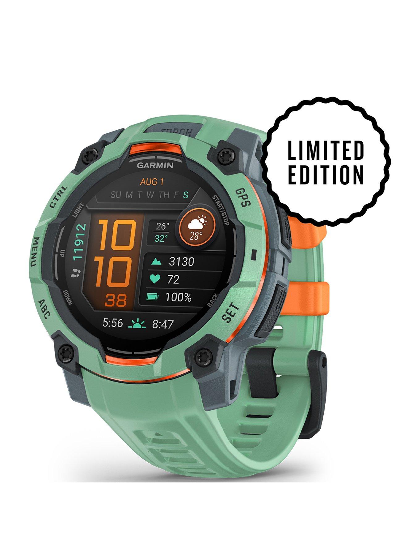 Image 1 of 8 of Garmin Instinct 3&nbsp;AMOLED Smartwatch&nbsp;45mm -&nbsp;Neo Tropic