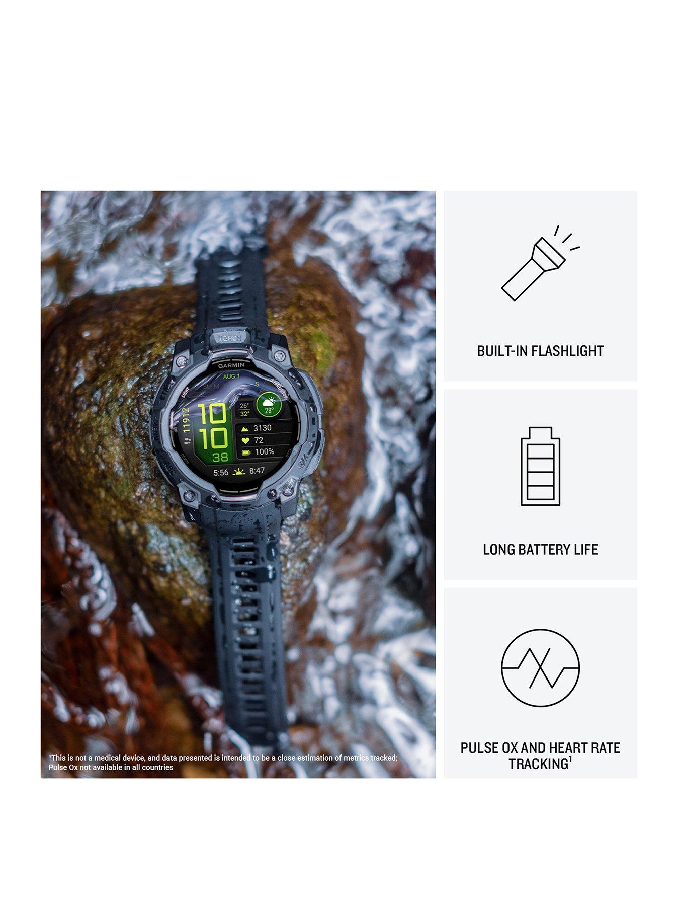 Image 3 of 8 of Garmin Instinct 3&nbsp;AMOLED Smartwatch&nbsp;45mm -&nbsp;Neo Tropic