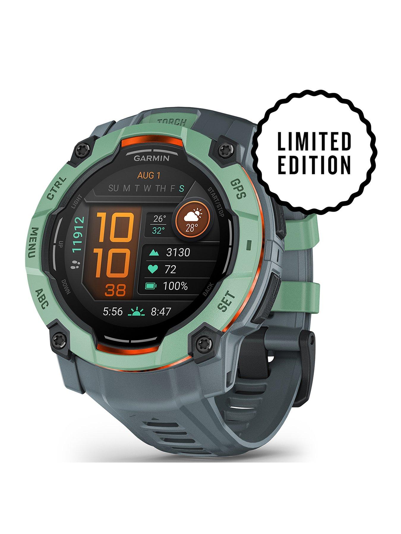Image 1 of 8 of Garmin Instinct 3 Smartwatch&nbsp;AMOLED 50mm -&nbsp;Neo Tropic