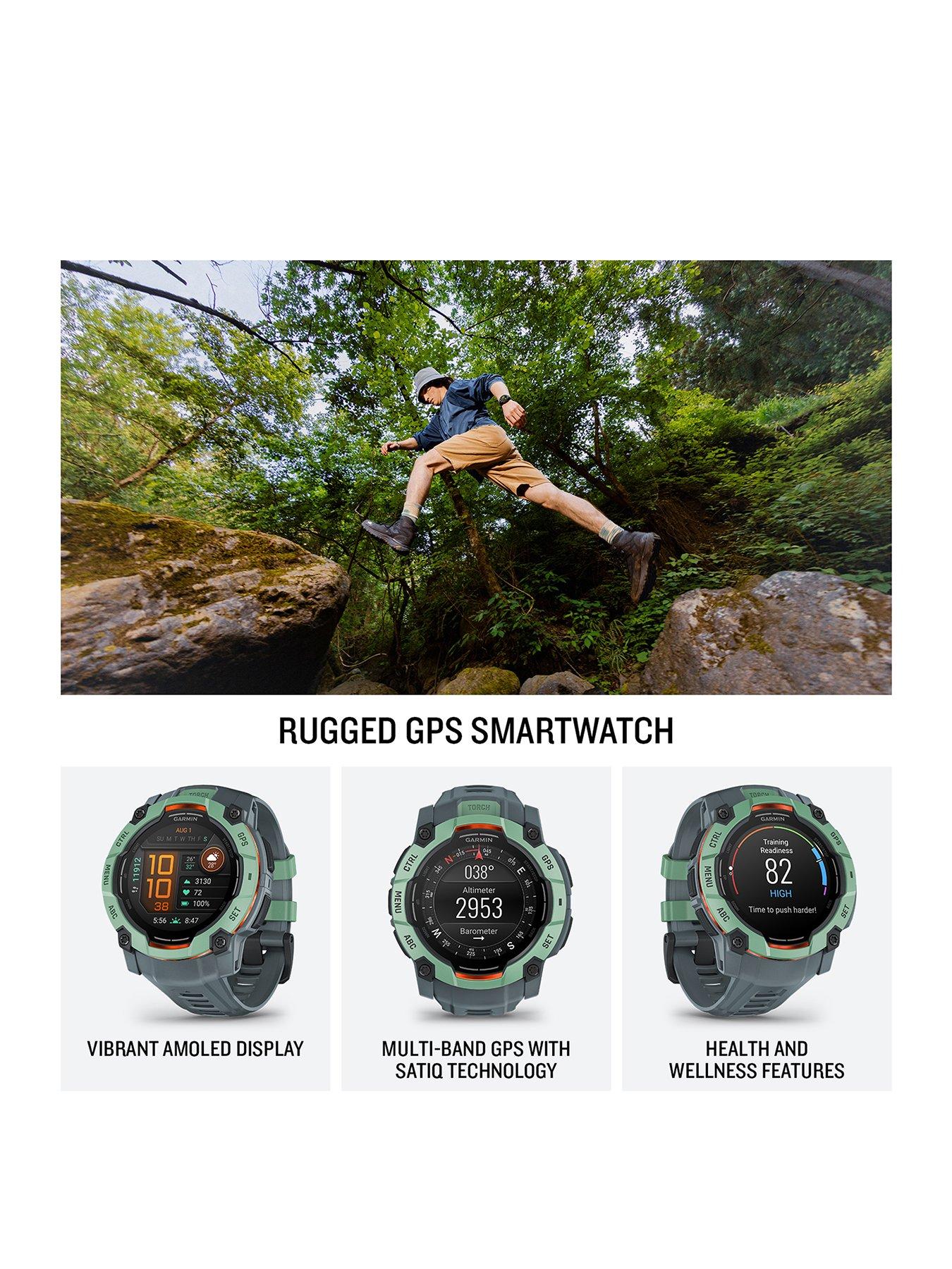 Image 2 of 8 of Garmin Instinct 3 Smartwatch&nbsp;AMOLED 50mm -&nbsp;Neo Tropic