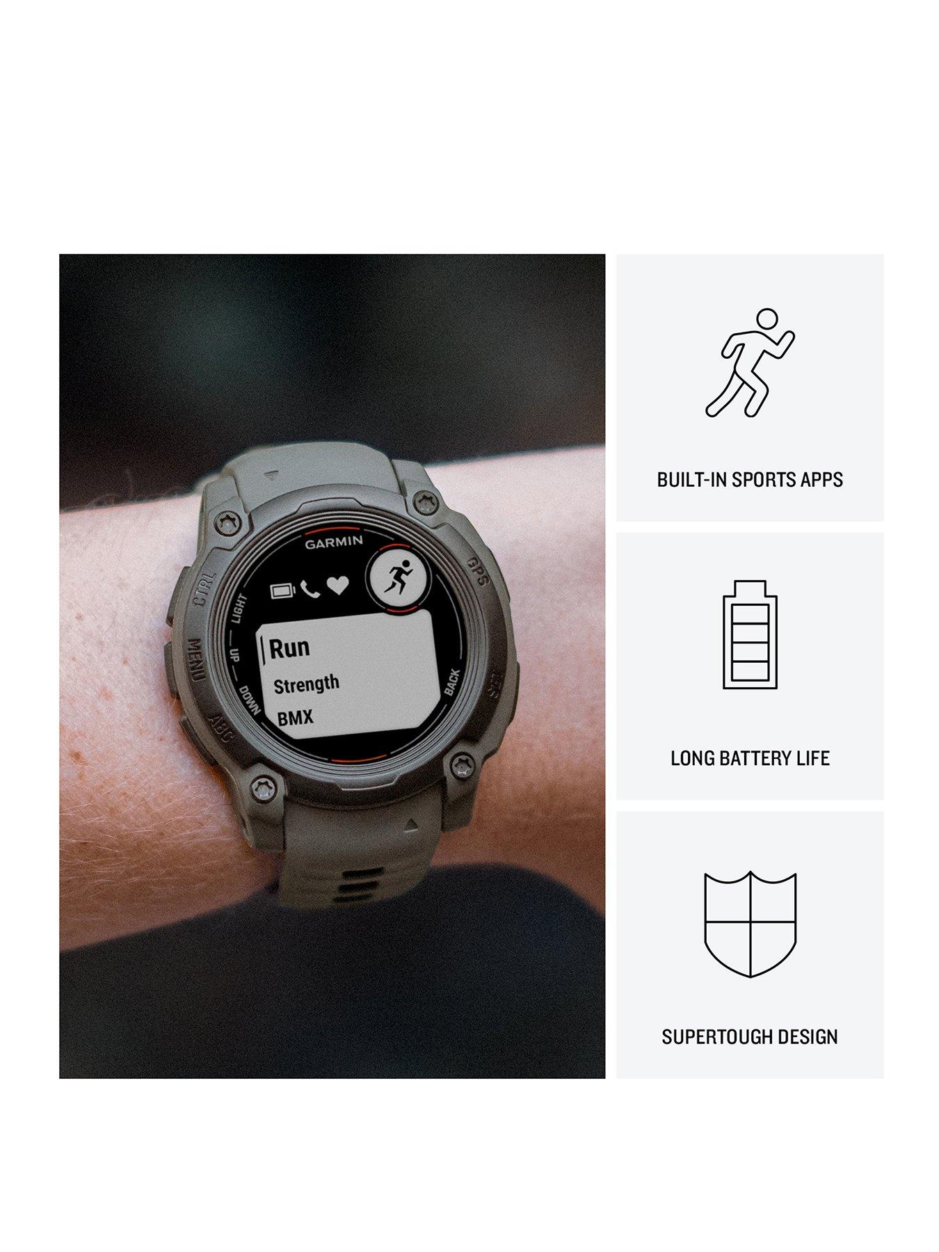 Image 3 of 8 of Garmin Instinct E&nbsp;40mm Smartwatch -&nbsp;Black