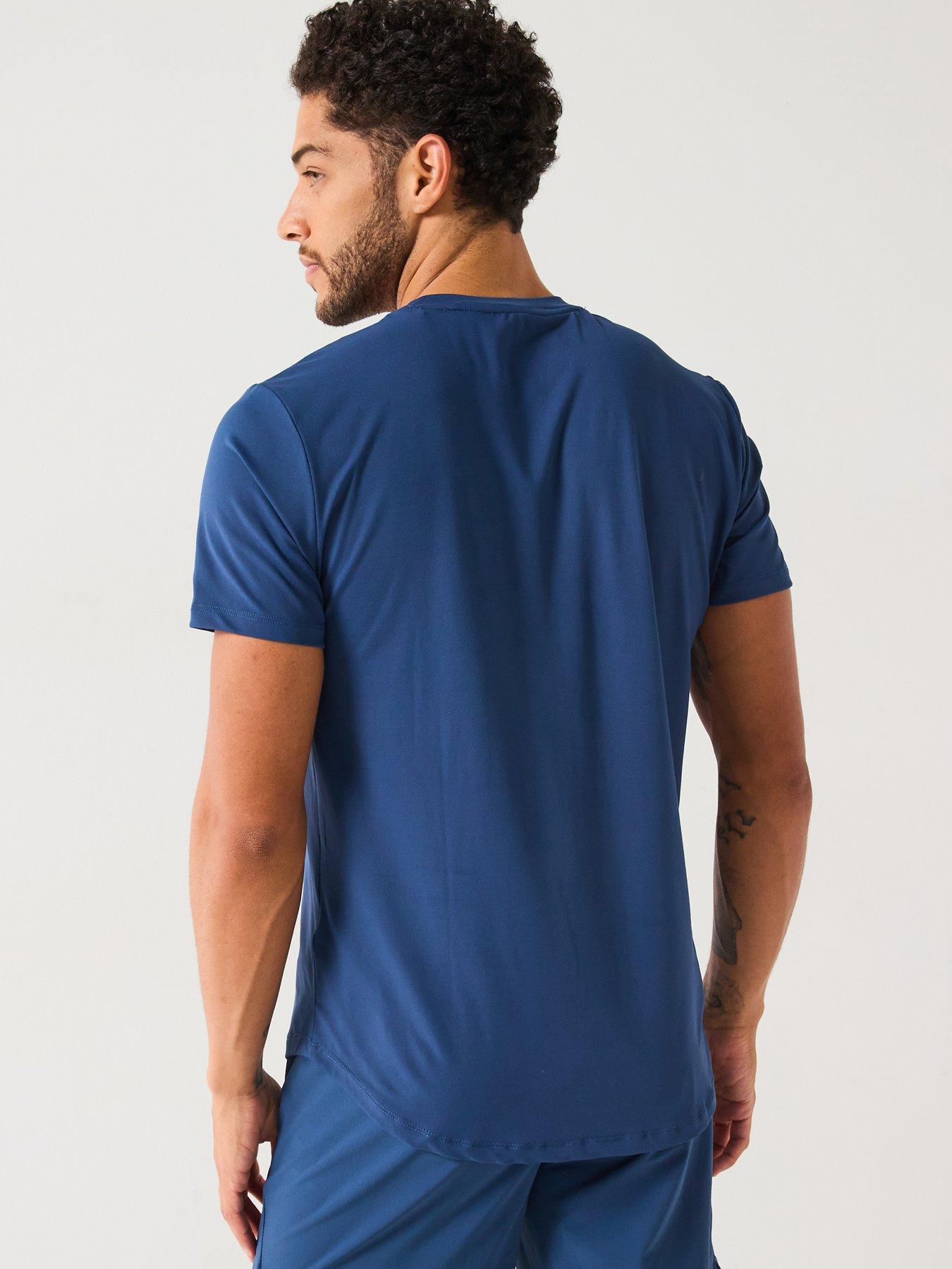  image of gym-coffee-mens-training-tee-blue