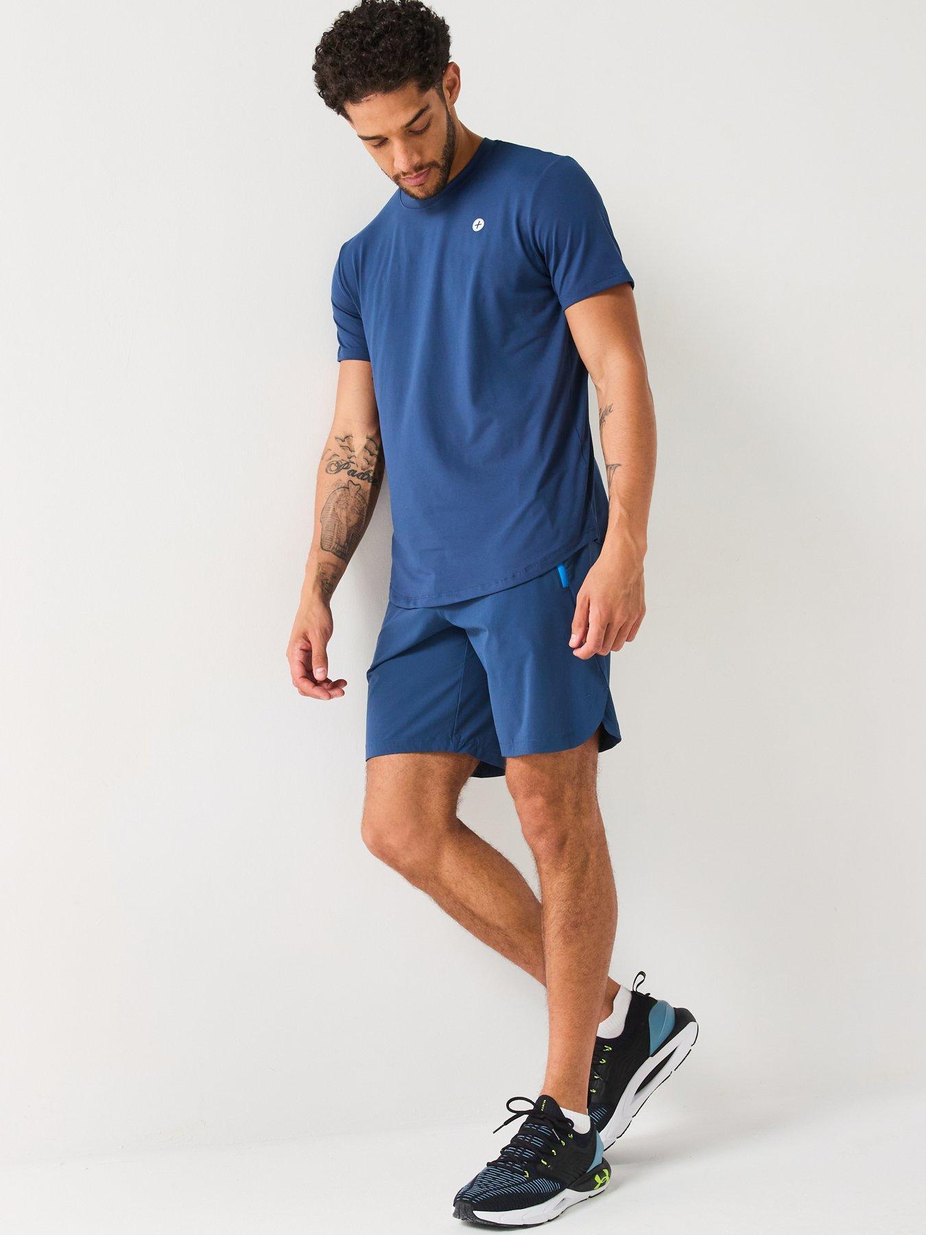  image of gym-coffee-mens-training-tee-blue