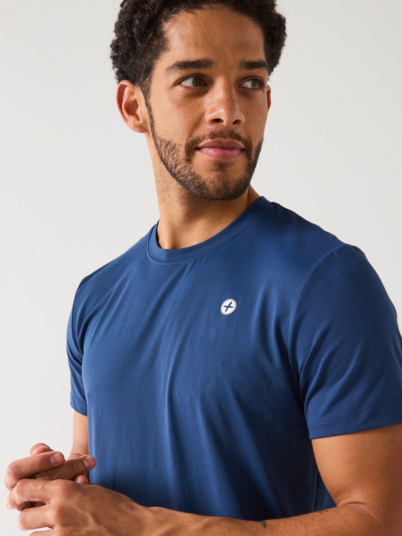  image of gym-coffee-mens-training-tee-blue