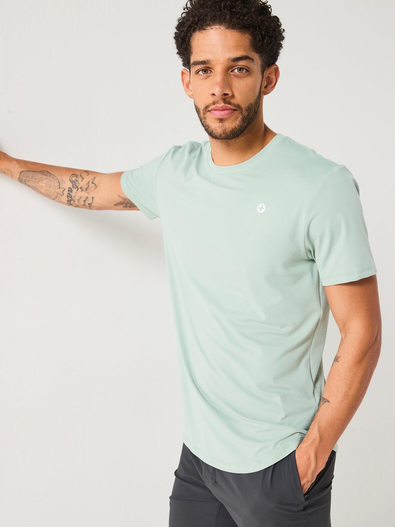 gym-coffee-mens-training-tee-green
