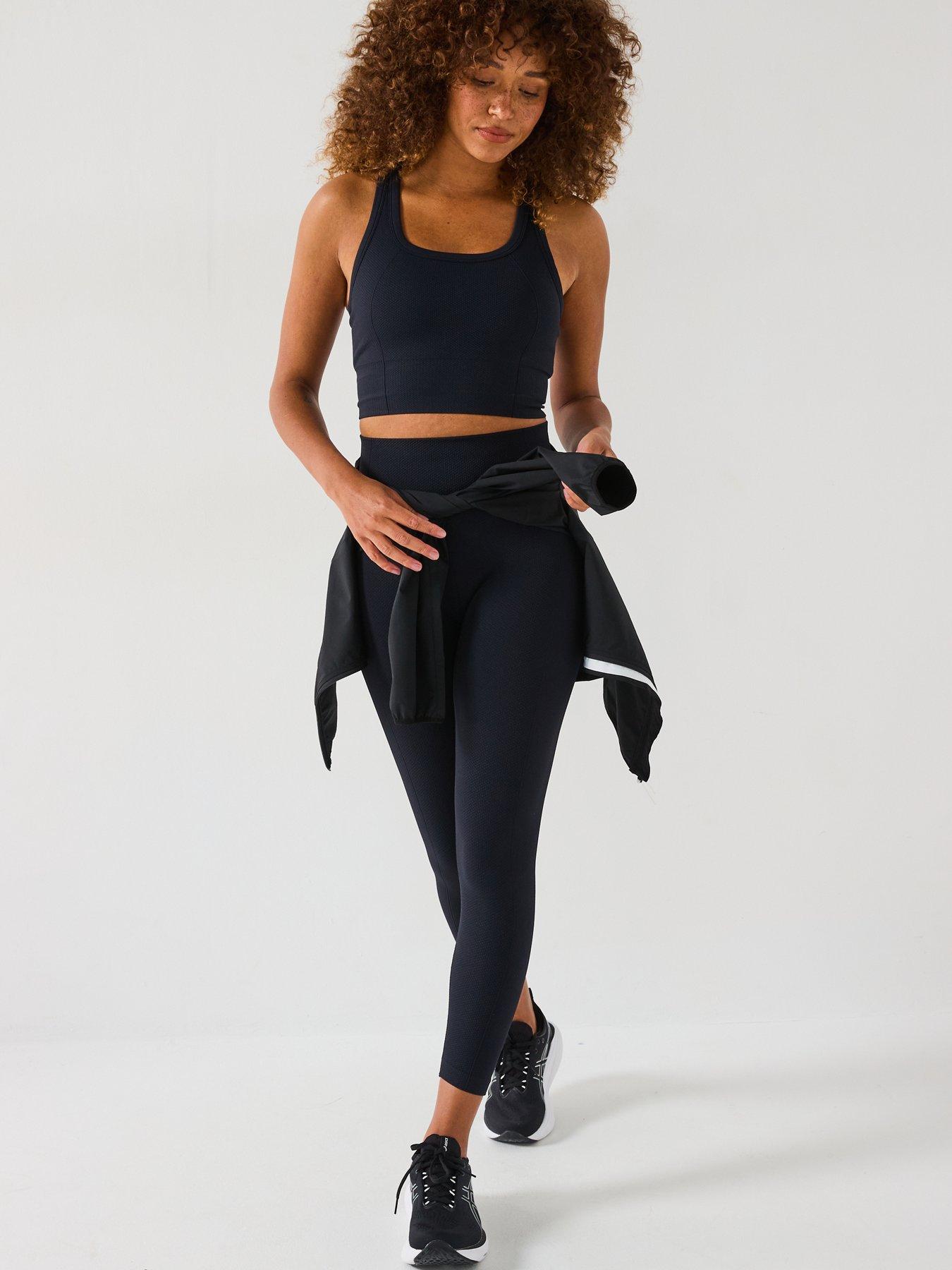  image of gym-coffee-womens-training-lotus-lounge-bra-black