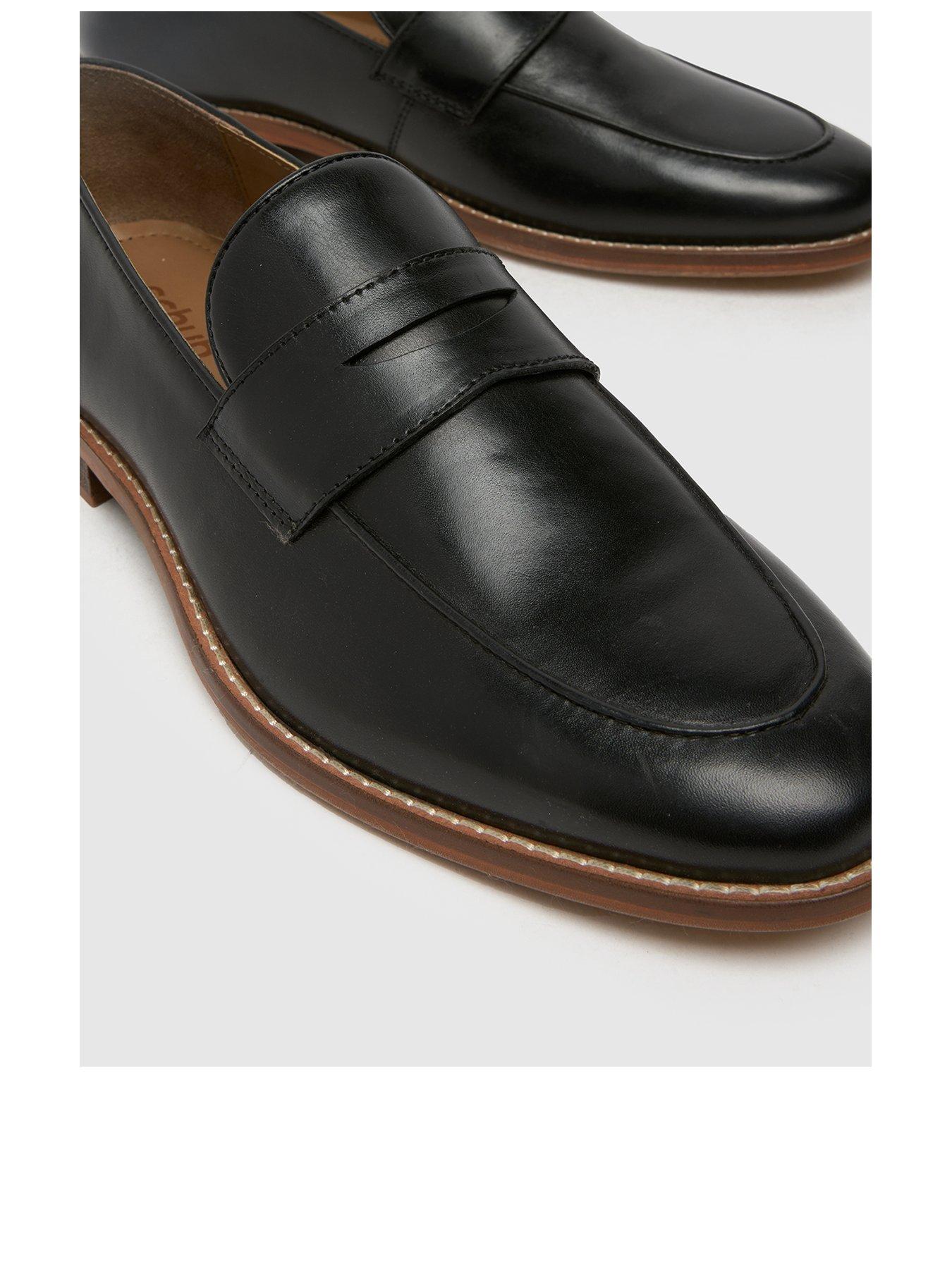 Image 3 of 4 of Schuh Rune Leather Loafer- Black