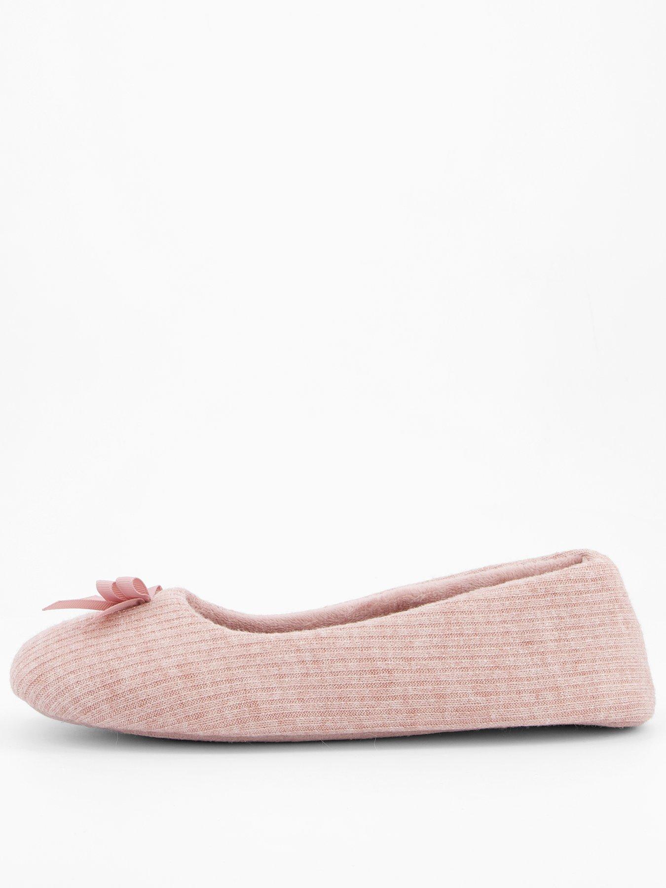 undefined Glitter Ballerina Slippers - Pink